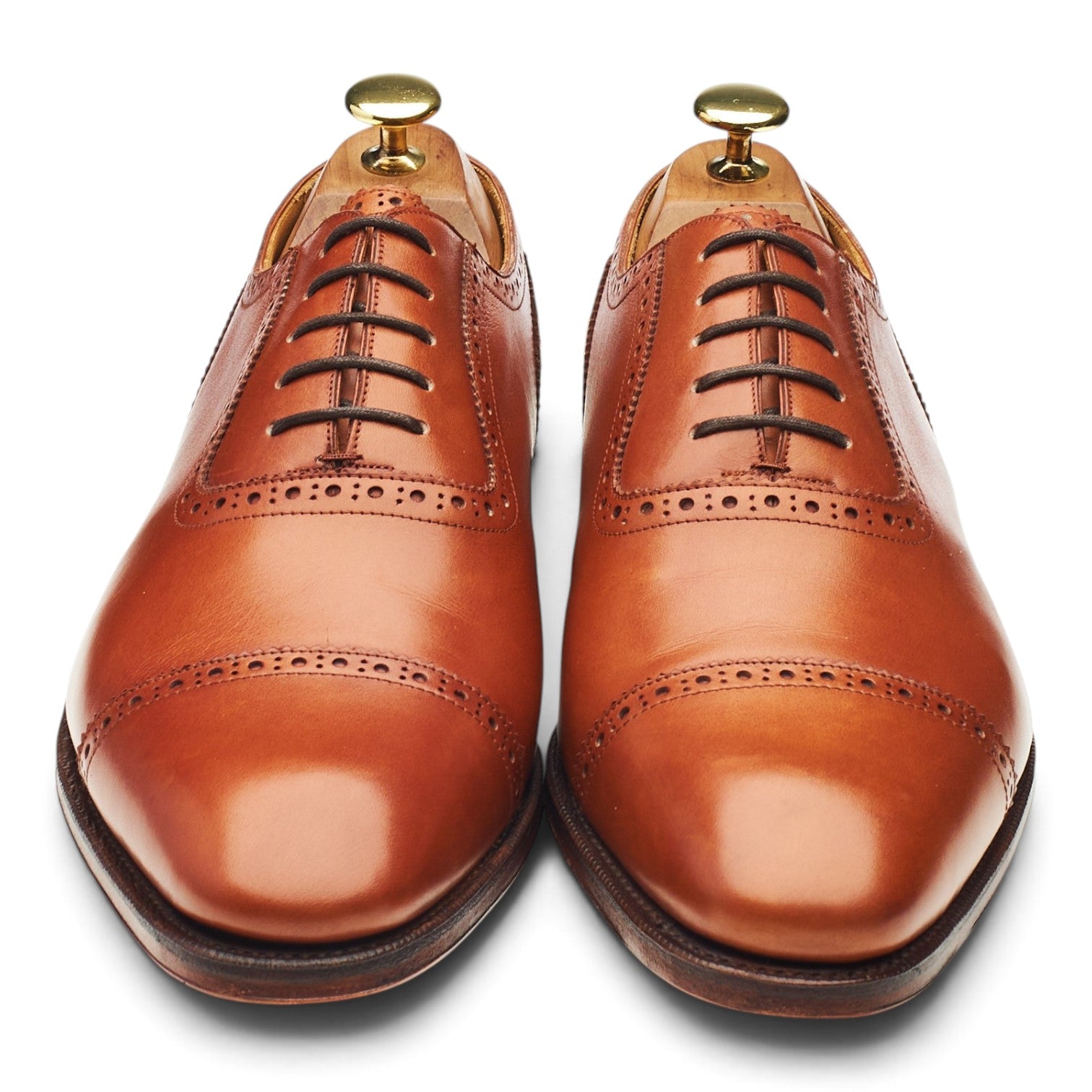 Meermin 101565 richelieu cuir marron clair 8