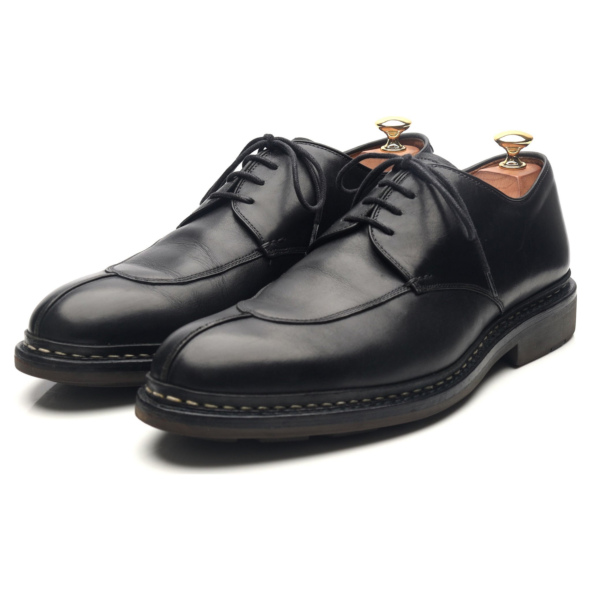 Heschung Rhus derbies cuir noir UK 9