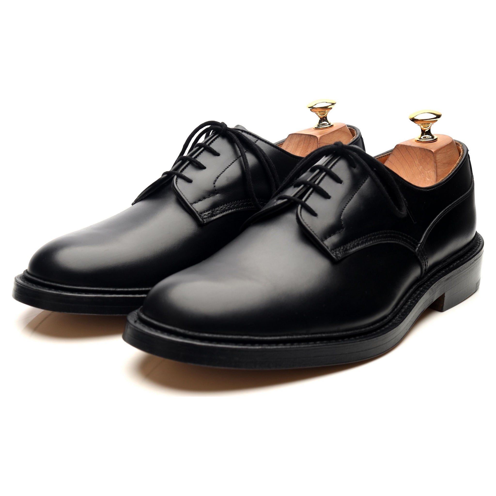 Tricker's Woodstock derby noir 10 UK cuir