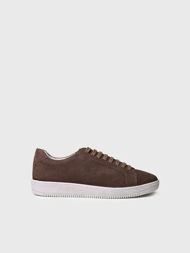 Toni Pons Dalmau baskets homme nubuck marron