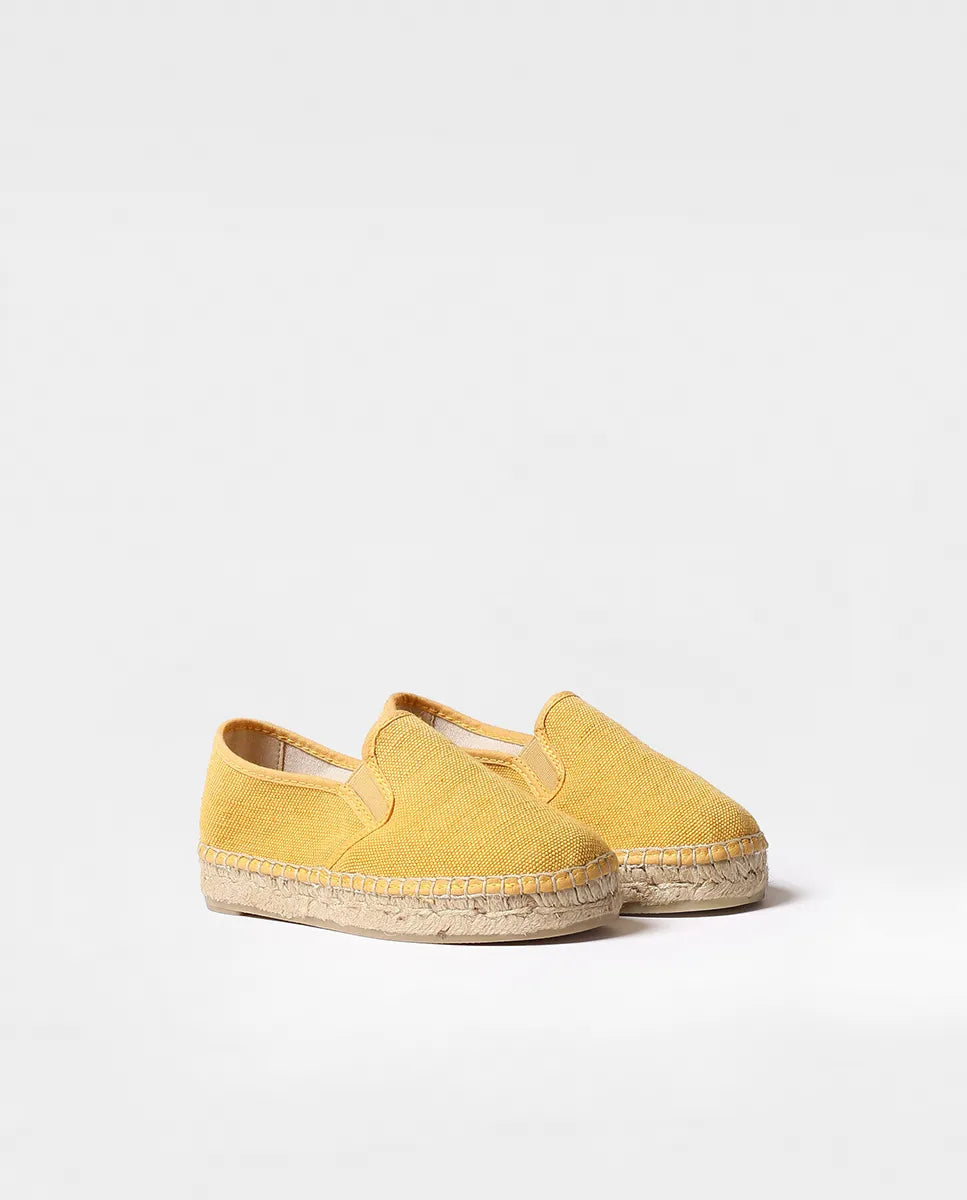 Toni Pons Efes-V espadrille enfant toile marine vegan