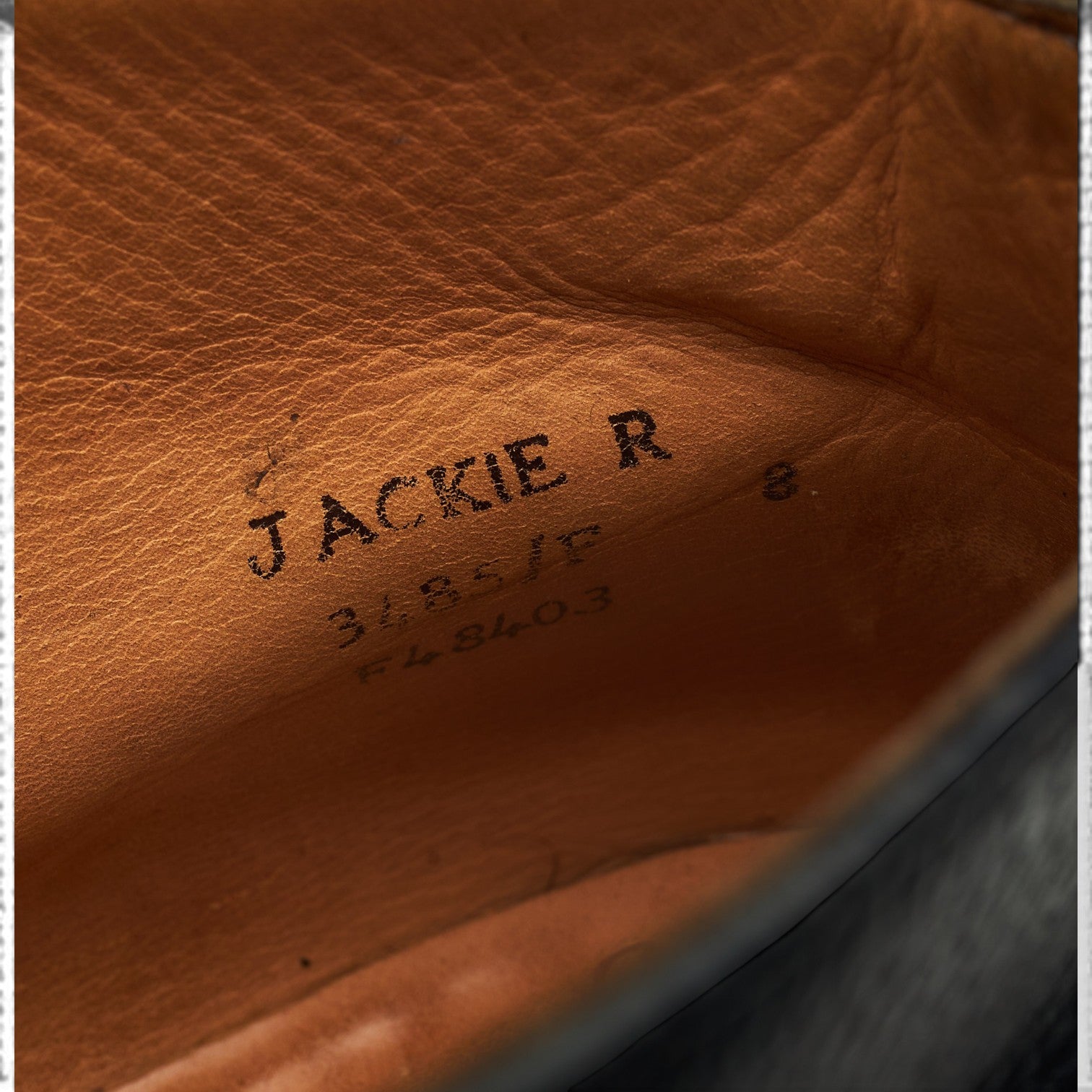 Cheaney Jackie boots chukka noir pointure UK 8 cuir grainé