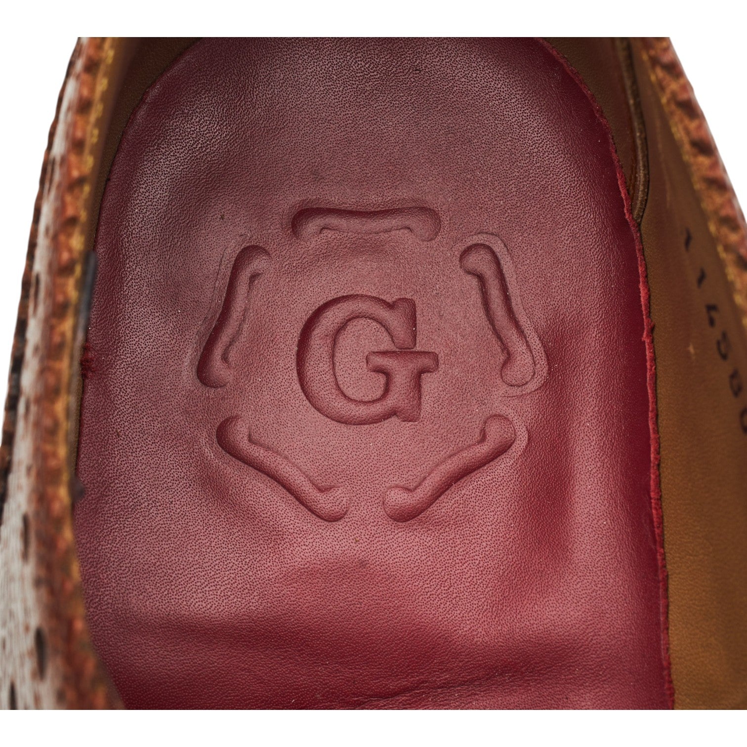 Grenson brogues oxford cuir marron pointure UK 8.5