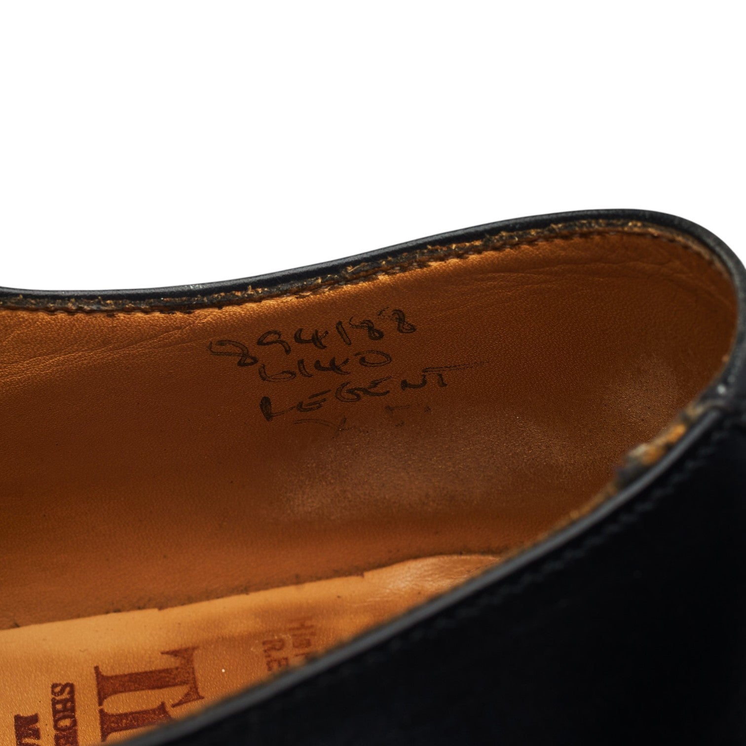 Tricker's Regent oxford cuir noir pointure UK 7,5