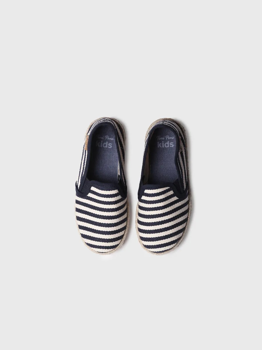 Toni Pons Elmer-DD espadrille enfant coton rayé