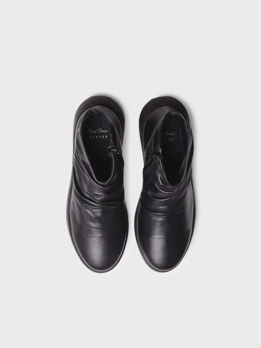 Toni Pons Pretoria bottines cuir noir zip pointure 35-42