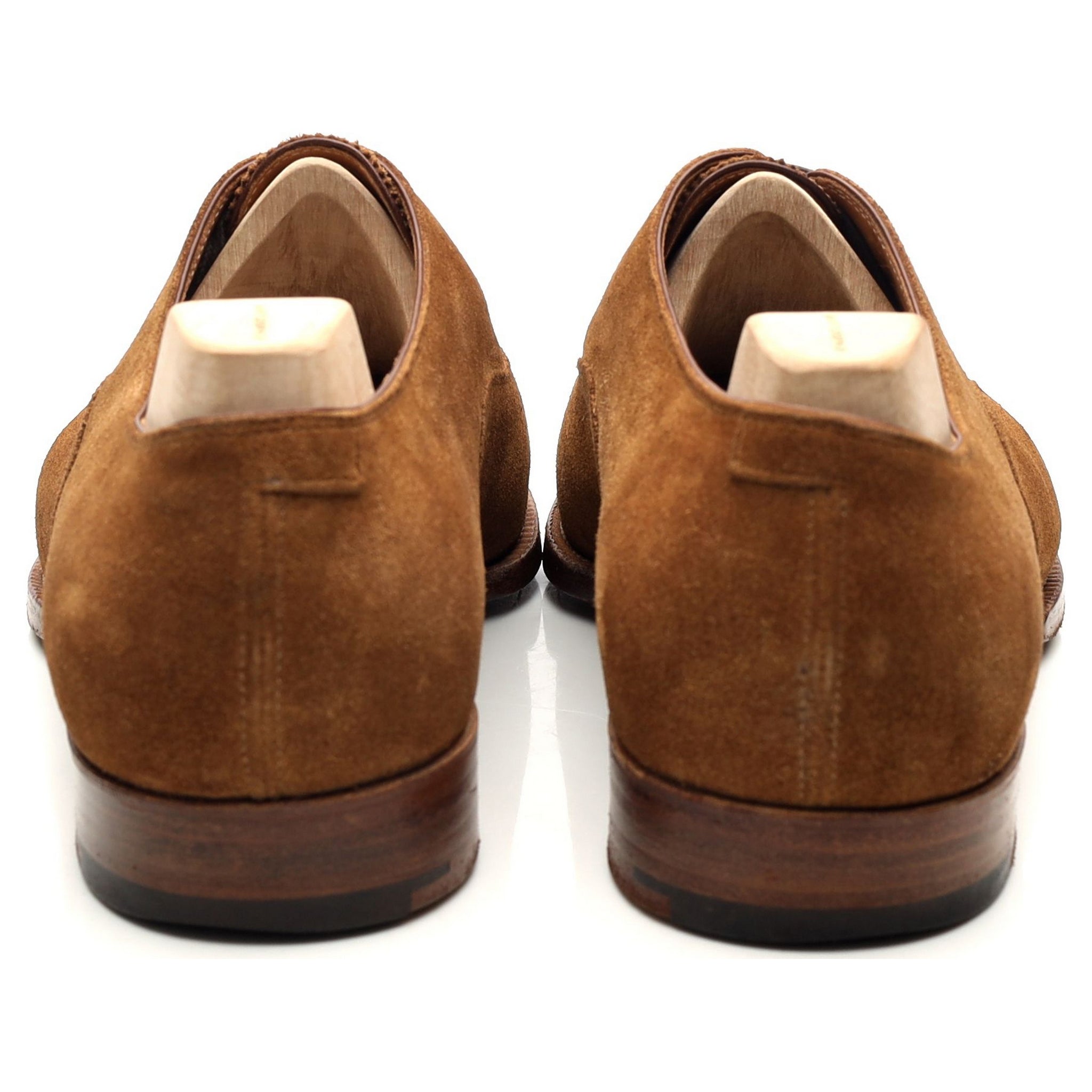 Drake's richelieu demi-brogue daim marron pointure 10 UK