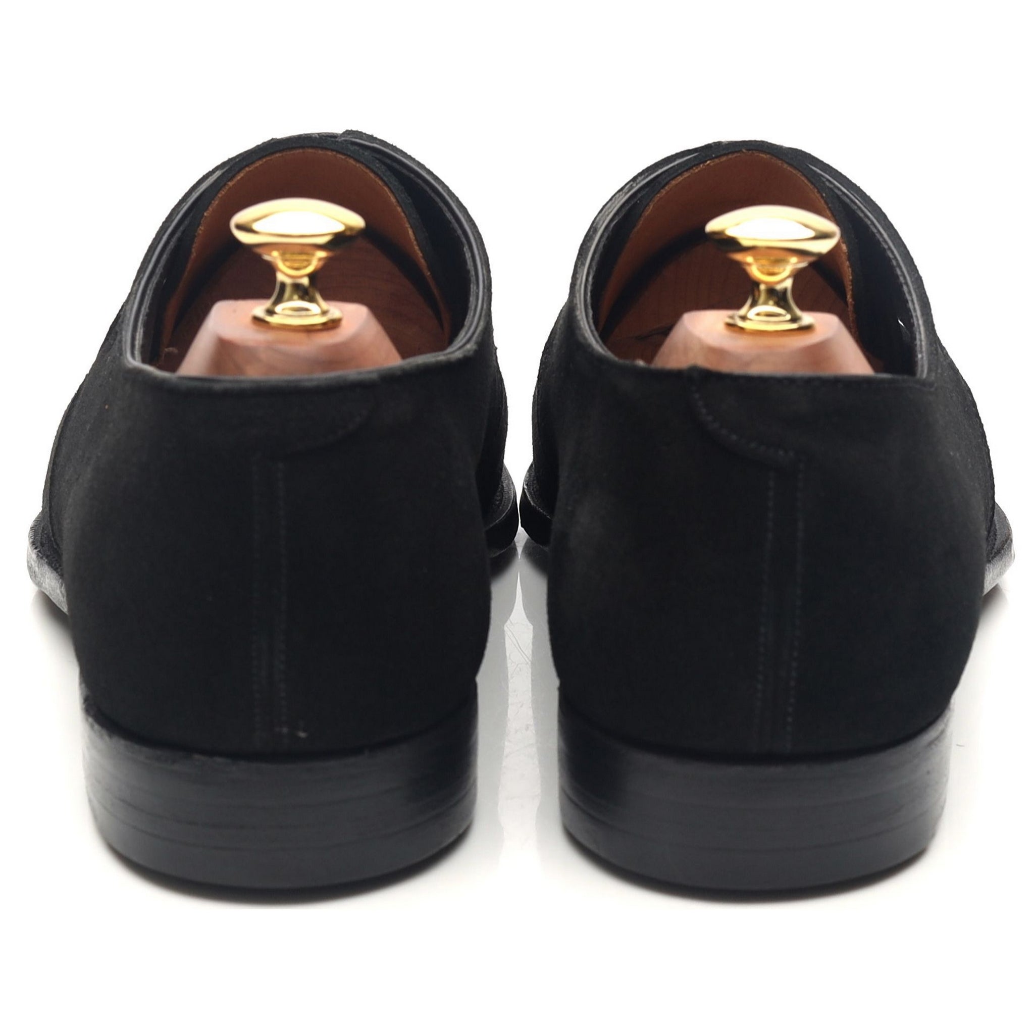 Crockett & Jones Stanley derby daim noir pointure 9,5 E