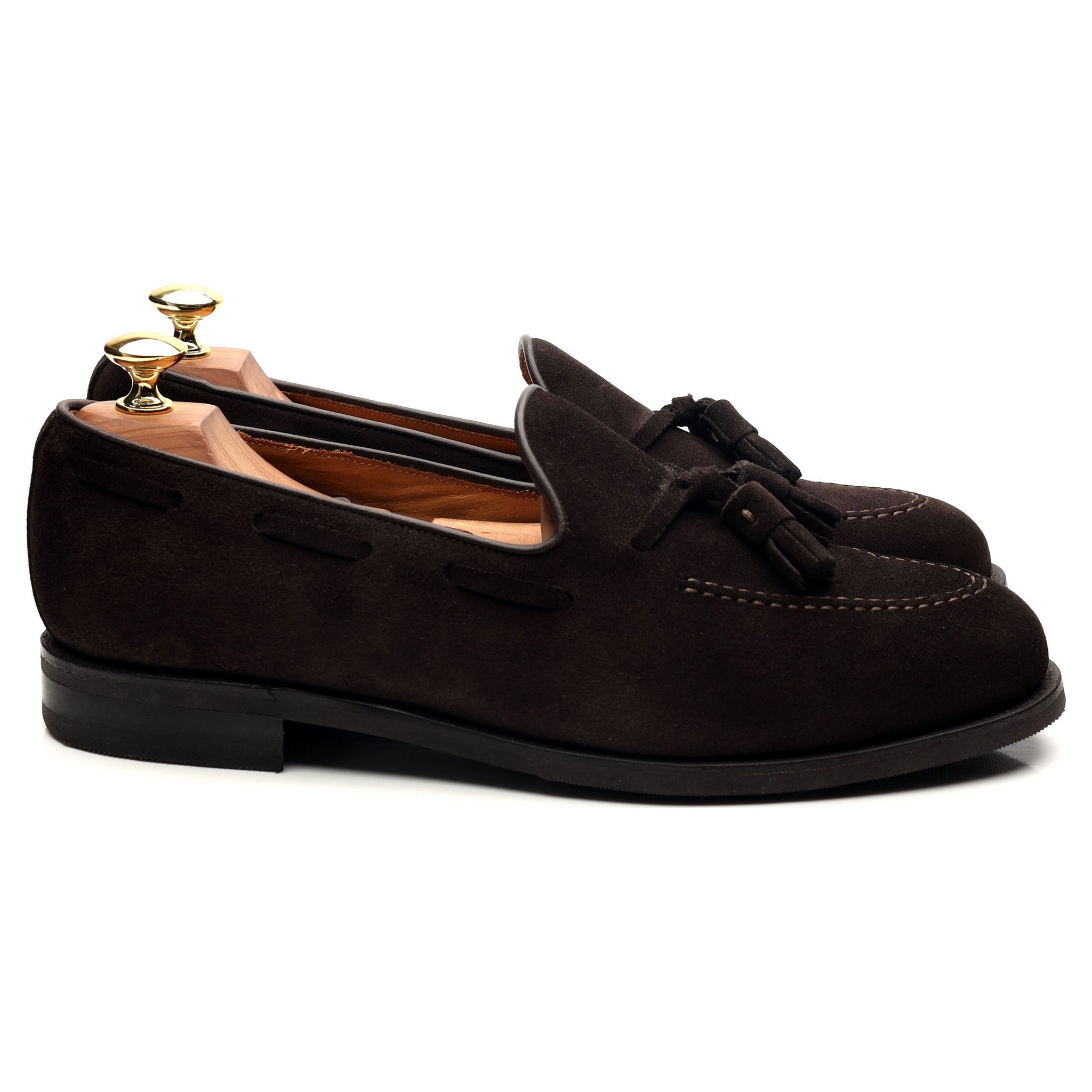 Morjas Mocassin à glands daim marron 8.5 UK