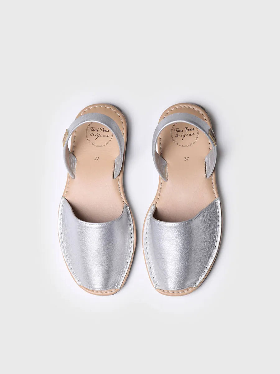 Toni Pons Mao-P sandale femme cuir argent