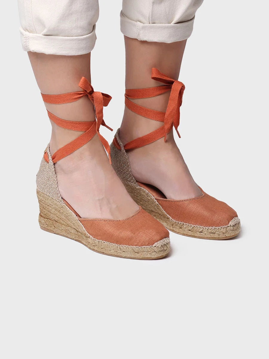 Toni Pons Calonge espadrilles compensées toile vegan