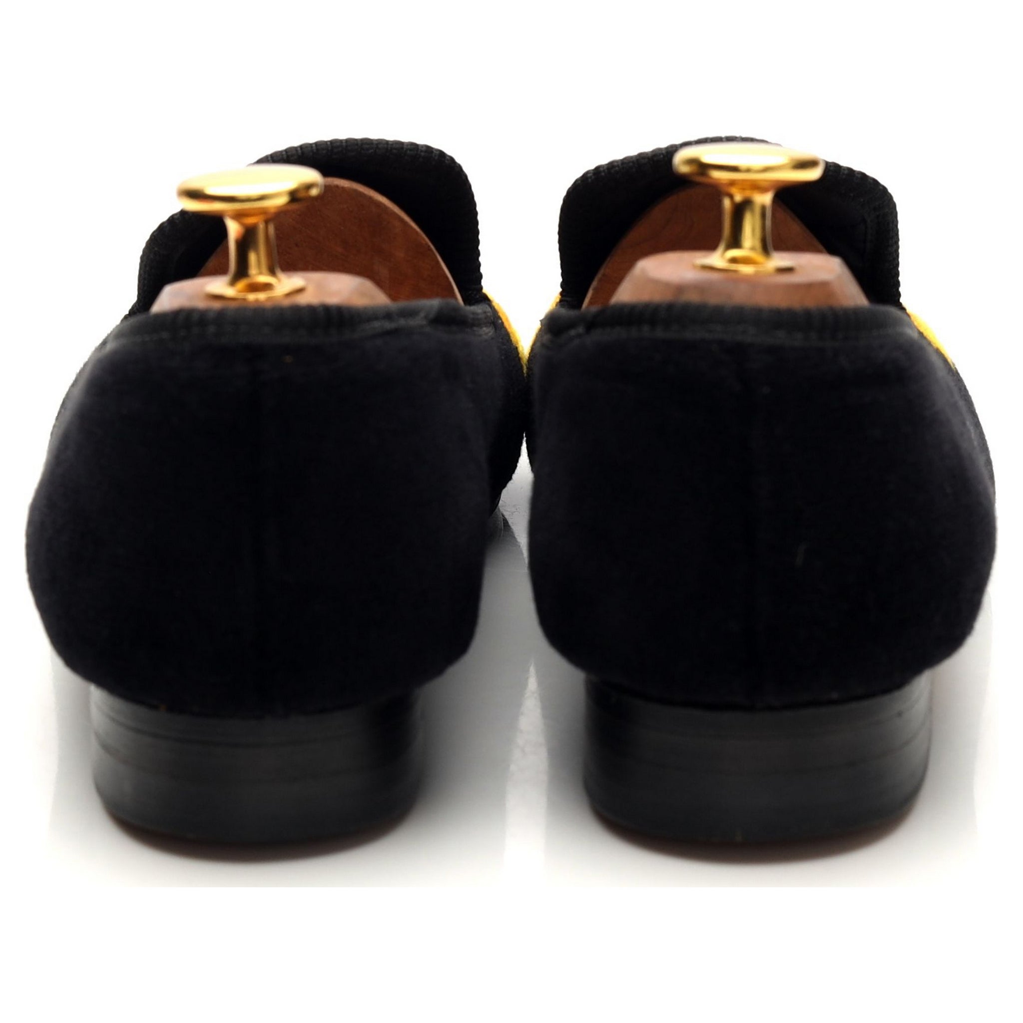 Crockett & Jones Sunflower pantoufles velours noir UK 5
