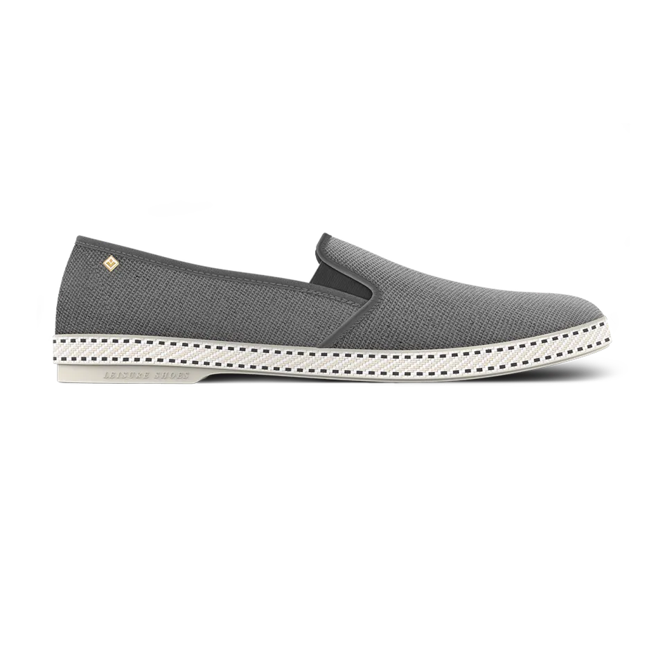 Rivieras Classic Toile 1020 espadrilles anthracite