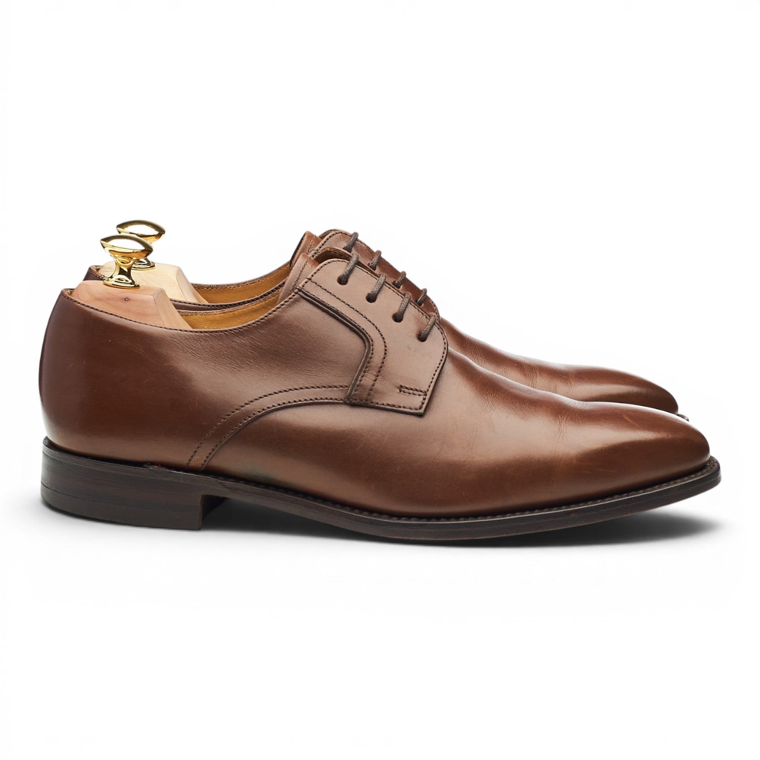 Loake Battersea derby cuir marron pointure UK 7 G