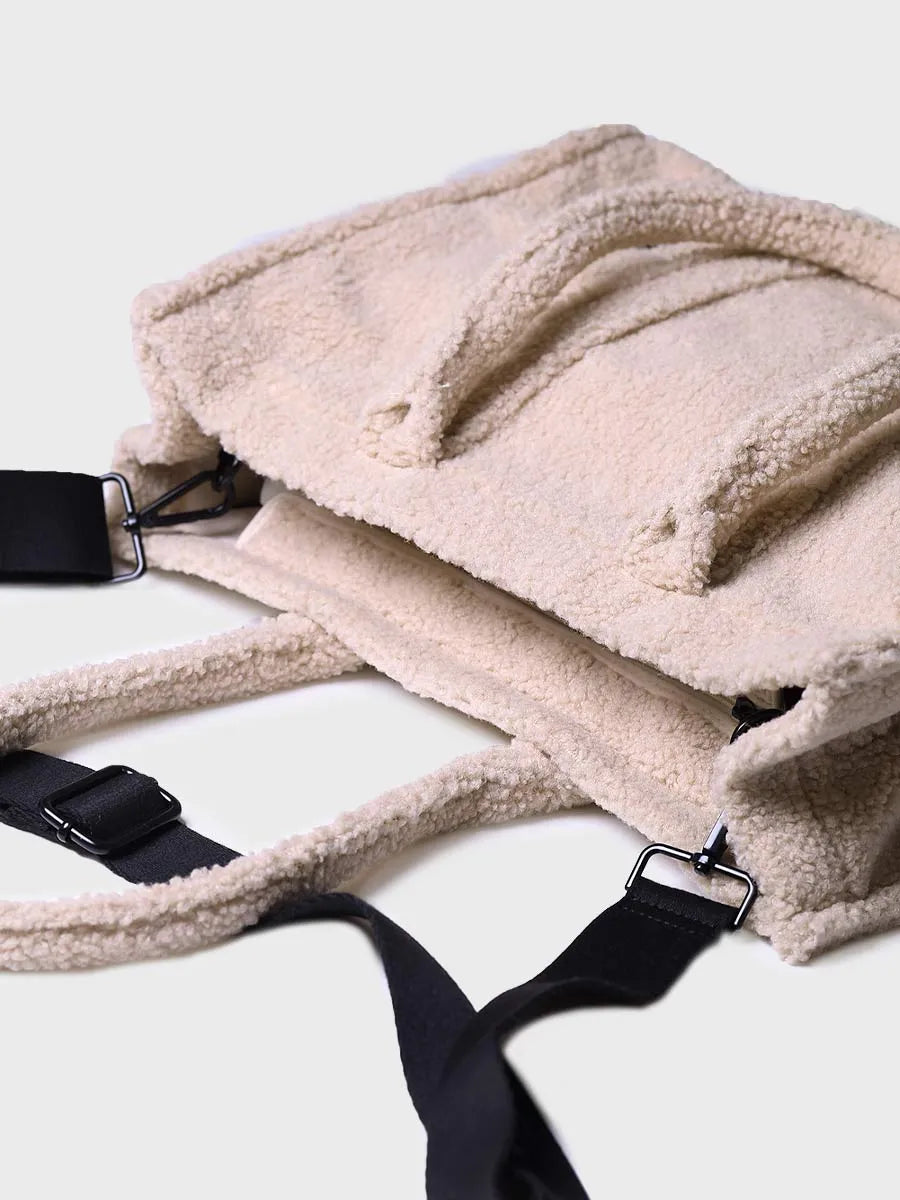 Toni Pons Gwen sac cabas fourrure naturel
