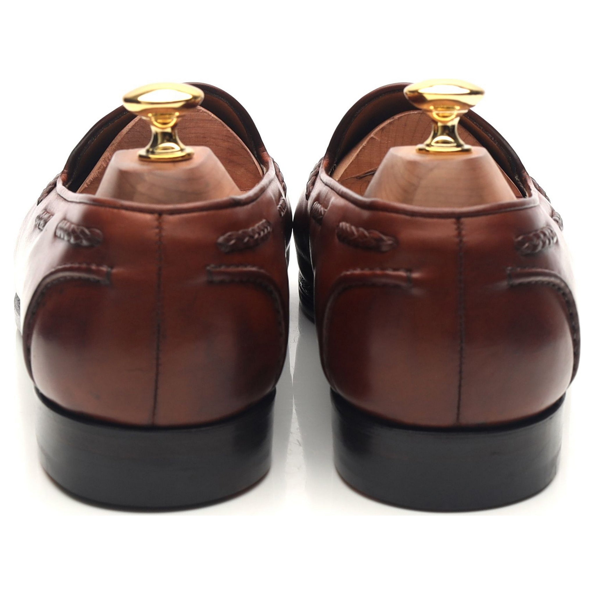 Edward Green Belgravia mocassins cuir marron pointure 9