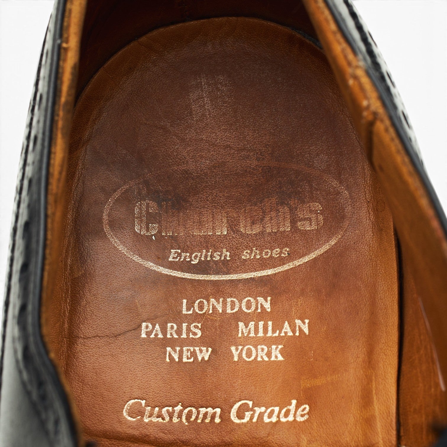 Church's Chetwynd richelieu brogue cuir noir UK 9