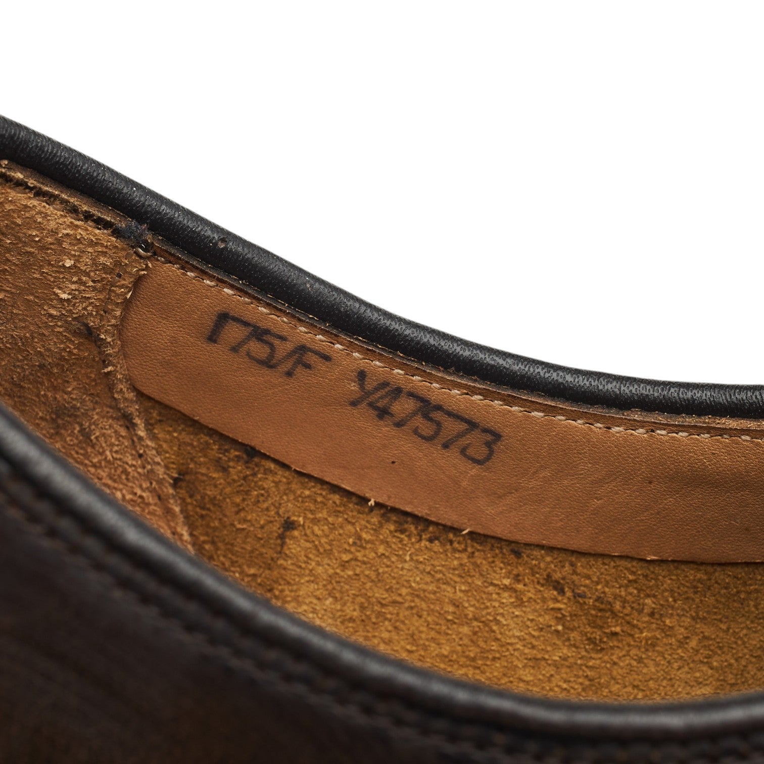 Cheaney Derby cuir marron pointure UK 6 semelle gomme