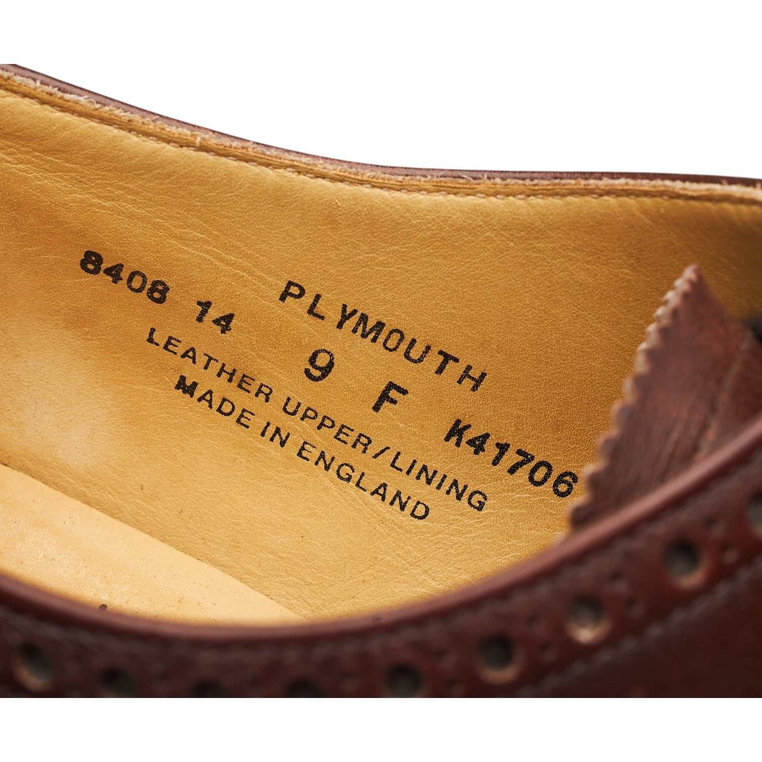 Gordon Scott Plymouth richelieu cuir marron pointure UK 9