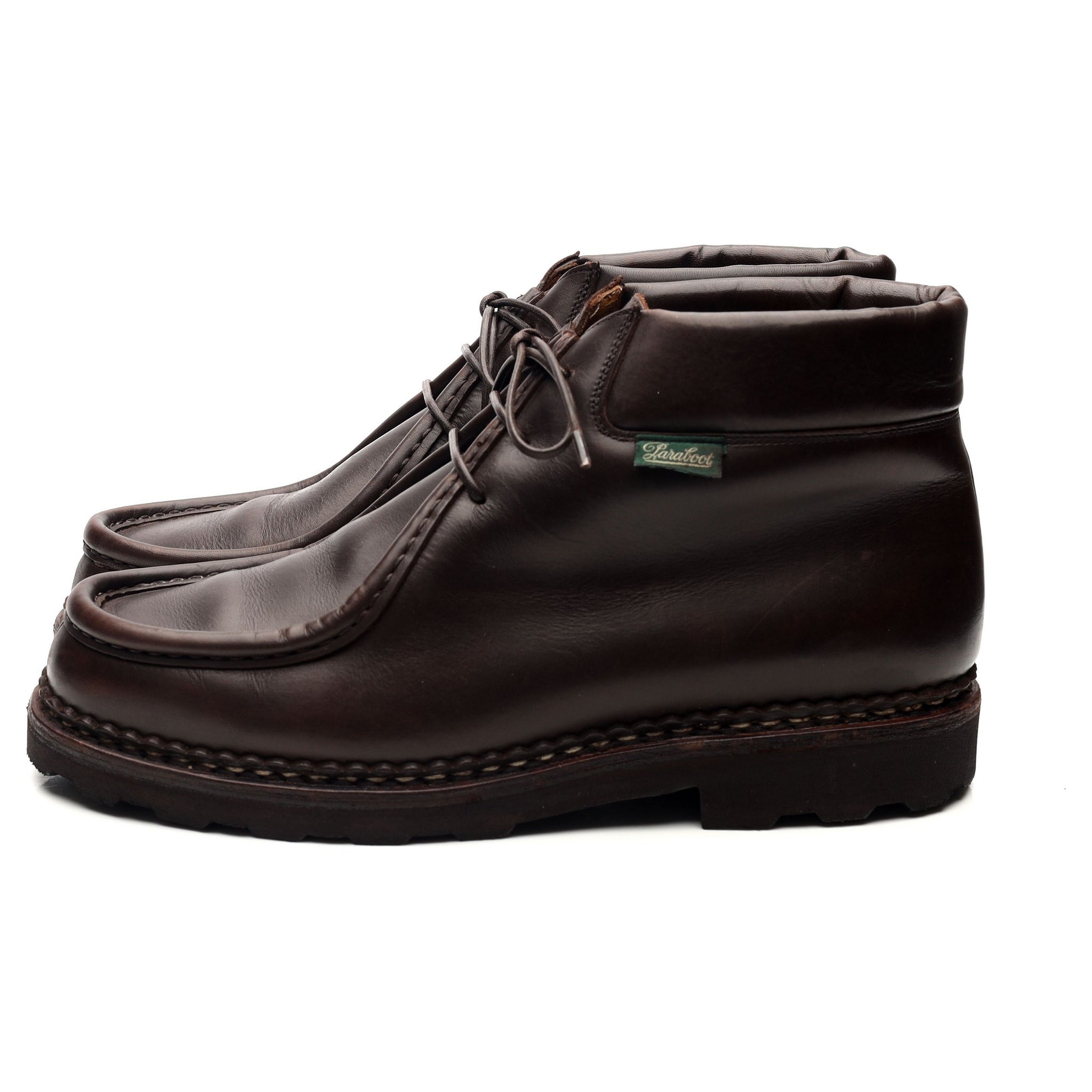 Paraboot boots cuir marron foncé UK 8
