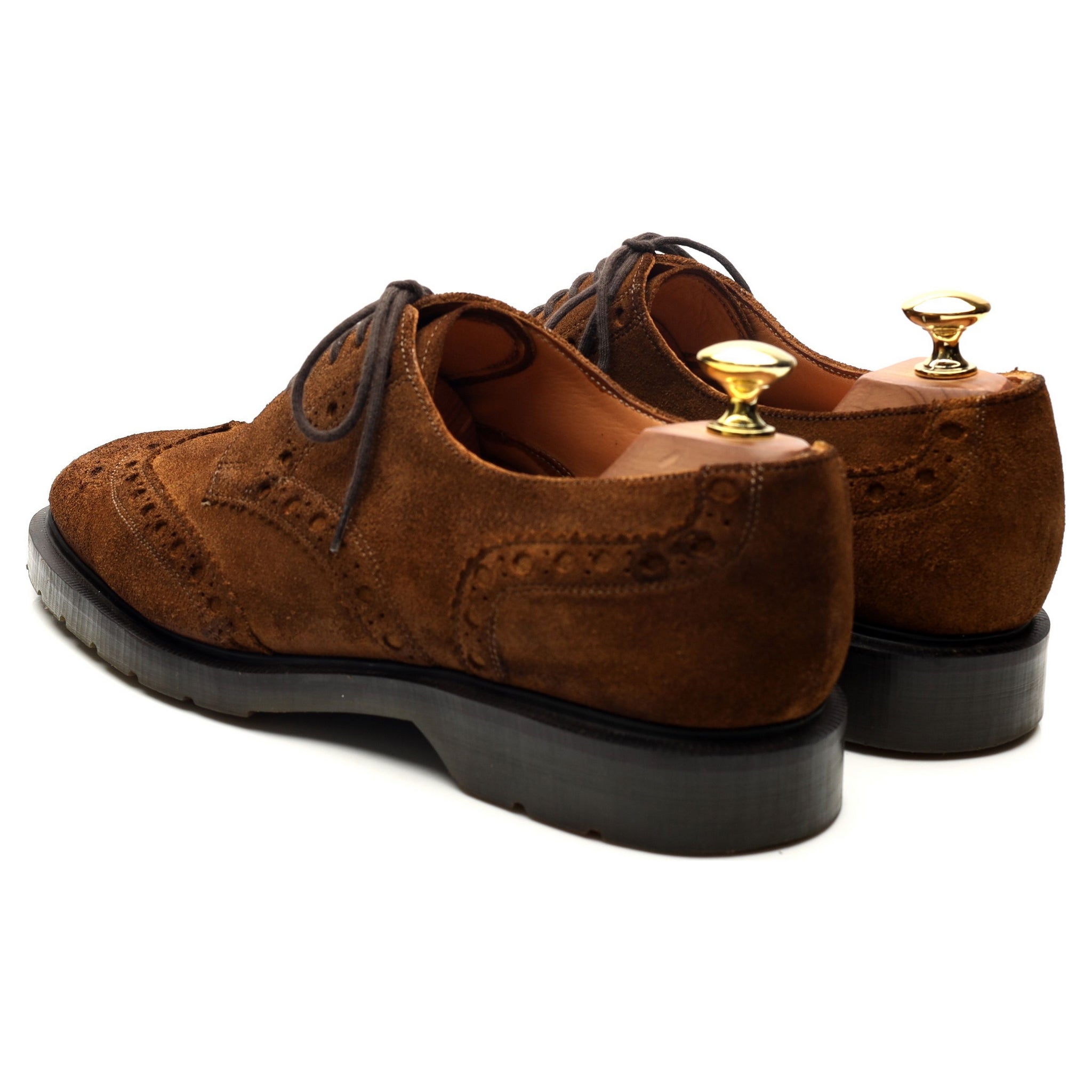 Arthur Sleep derbies suède marron tabac UK 8