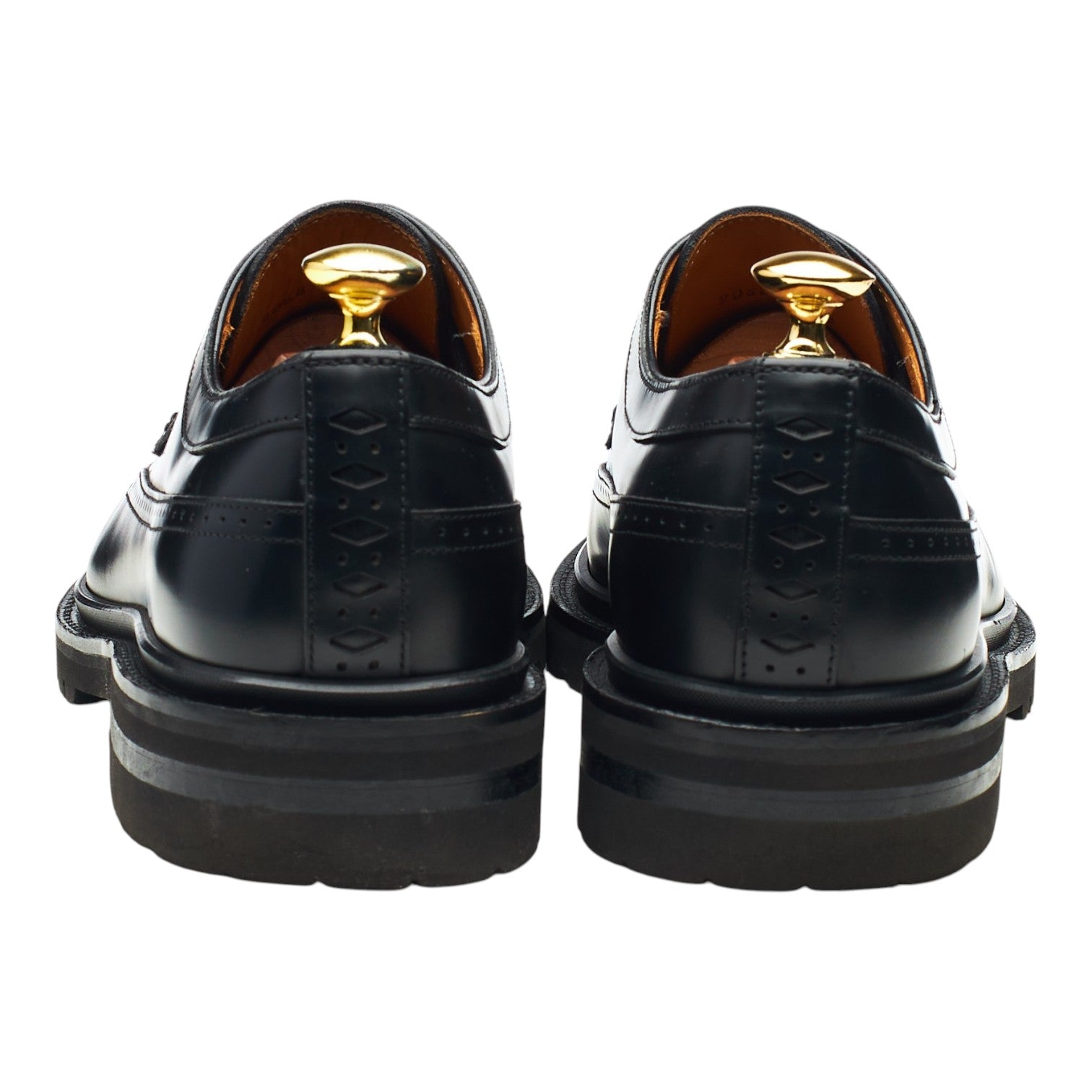 Wildsmith 9068 derbys cuir noir UK 8
