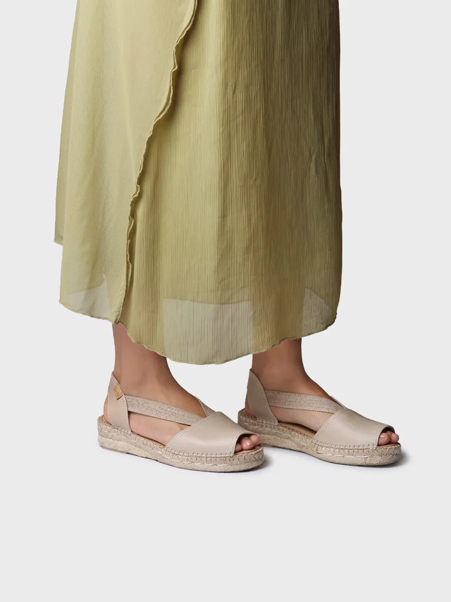 Toni Pons Tala espadrilles cuir compensées pied large