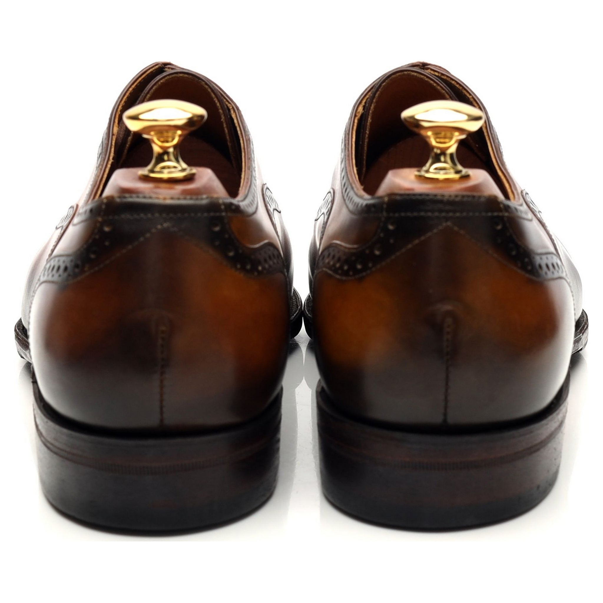 Corthay Bucy richelieu cuir marron UK 8.5