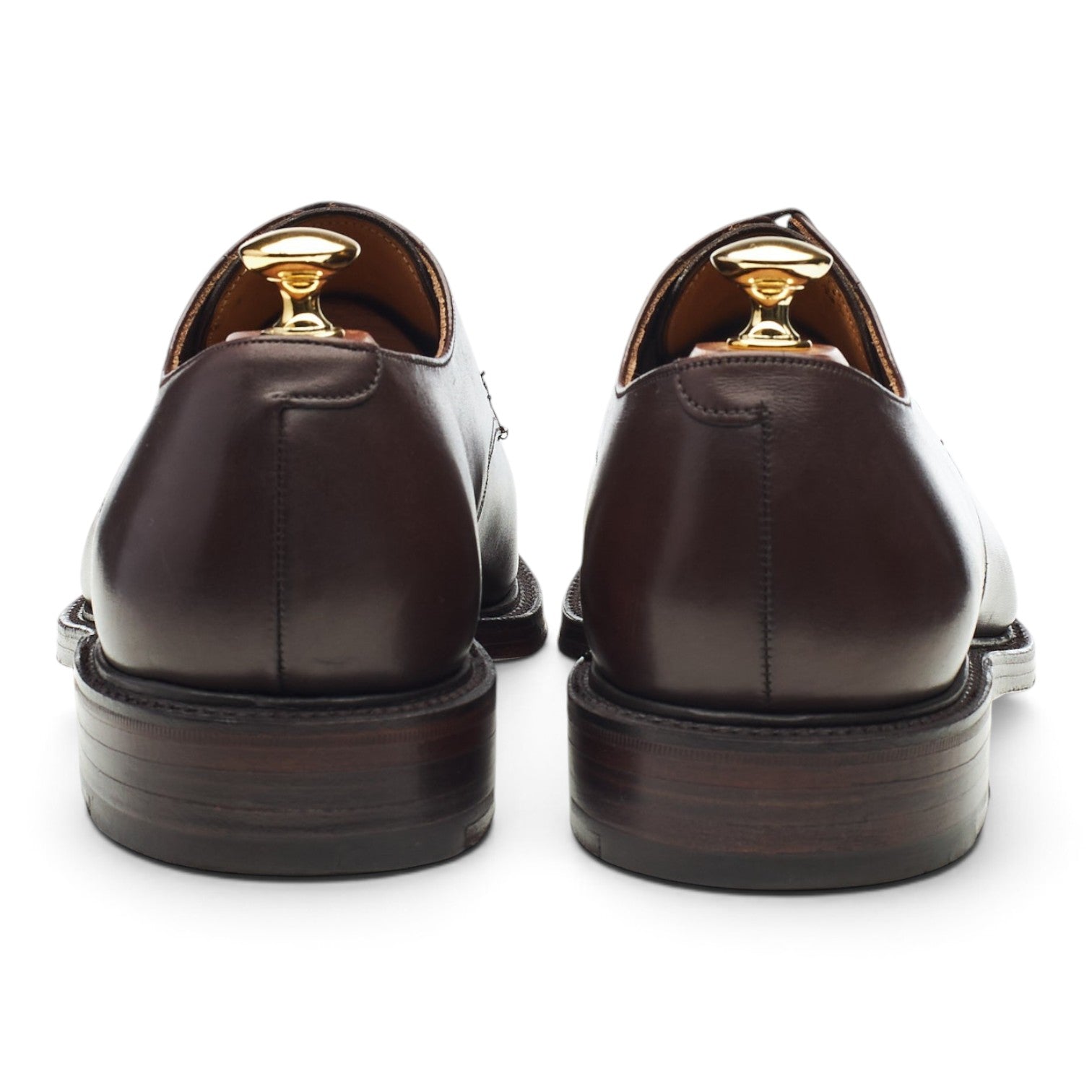 Grenson Derby Cuir Marron Foncé Semelle Cuir UK 9 G