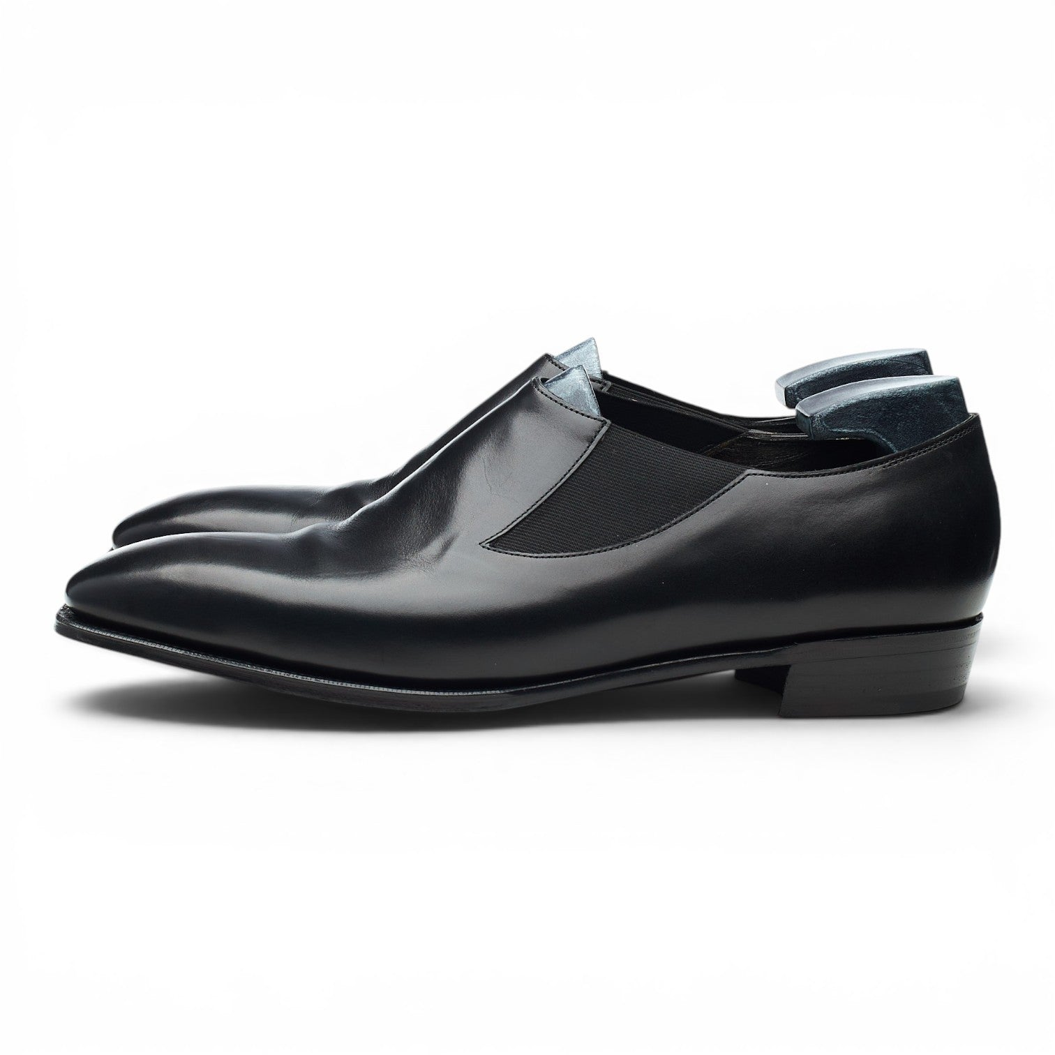 Anthony Cleverley Bulow mocassin cuir noir UK 9.5