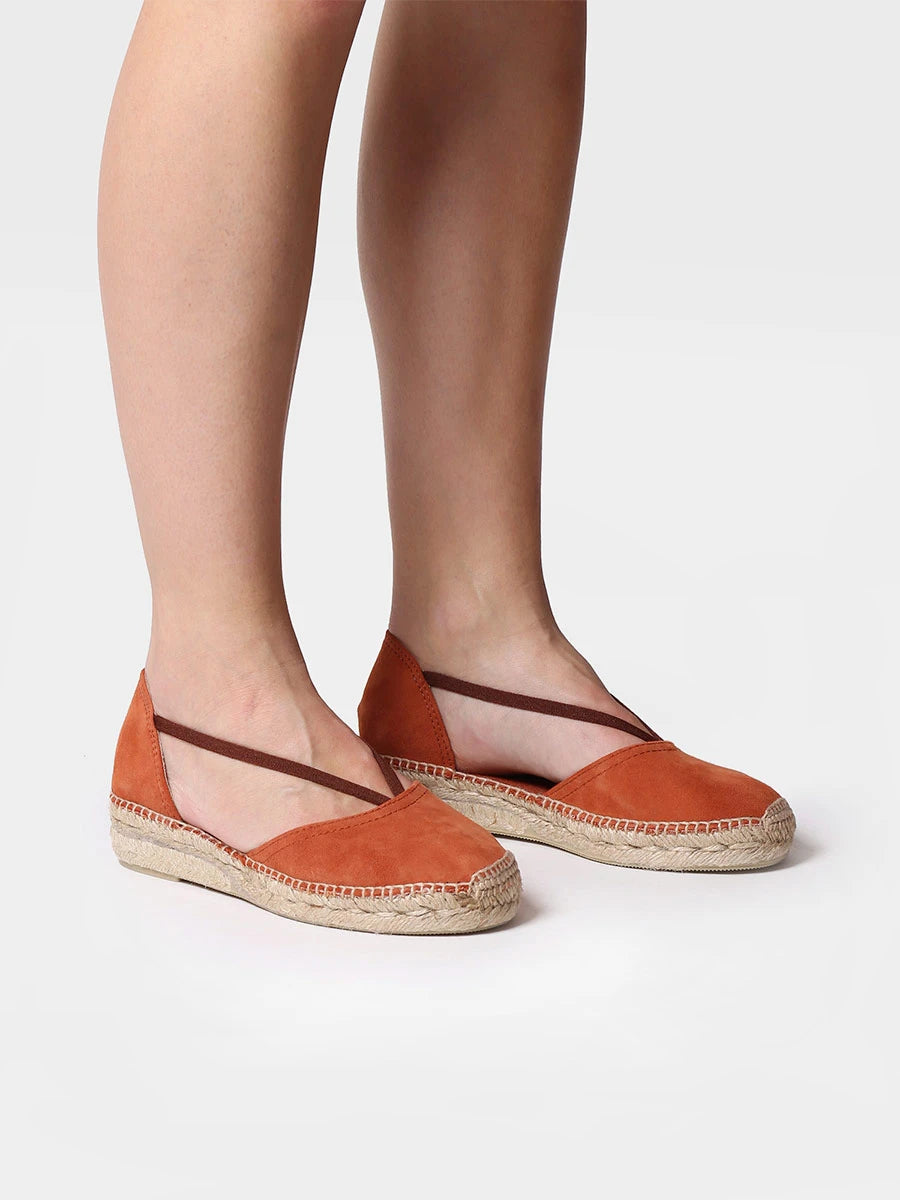 Toni Pons Erla-A espadrille compensée en suède