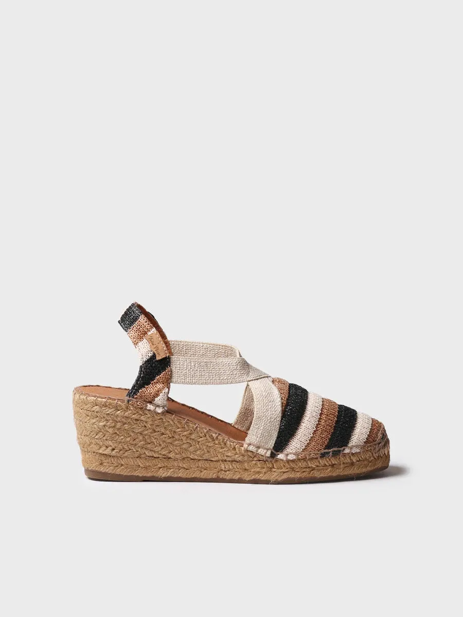 Toni Pons TERRA-AB espadrilles compensées rayées