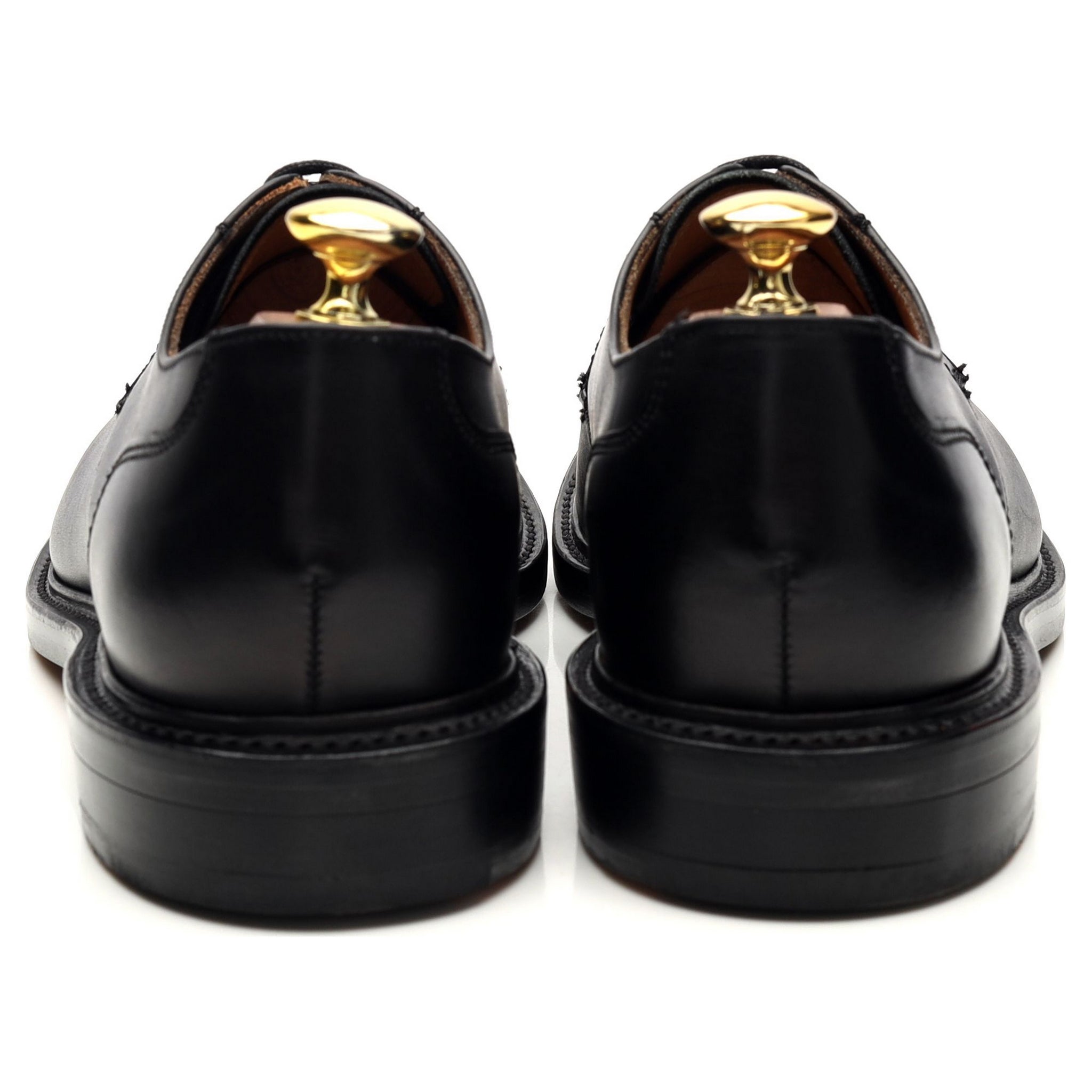 NPS Cap Toe derby cuir noir pointure UK 8 veau