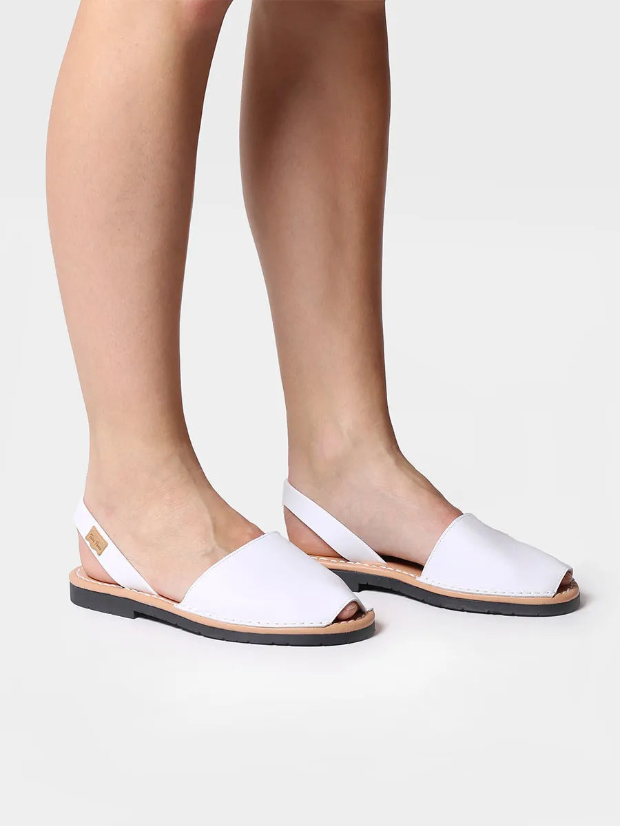 Toni Pons Mao-P minorquine cuir blanc
