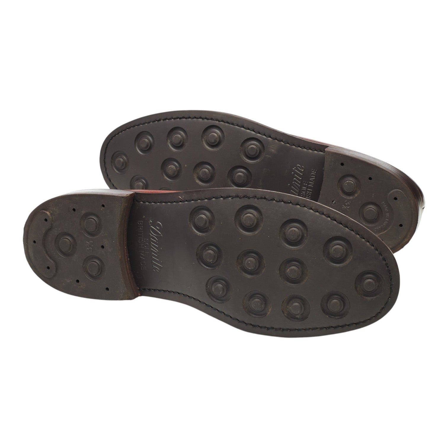 Barker Nairn derby cuir grainé marron UK 7,5