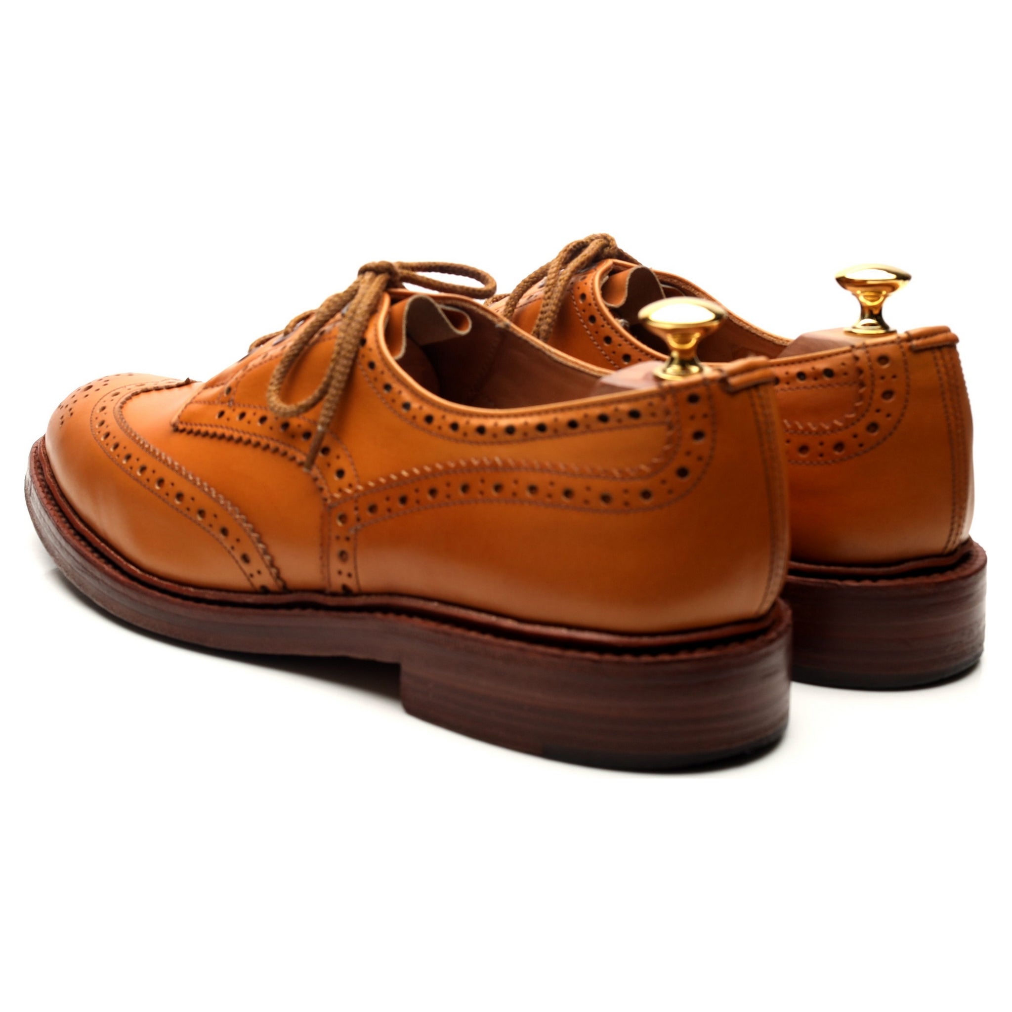Tricker's Bourton derby cuir camel pointure UK 9.5