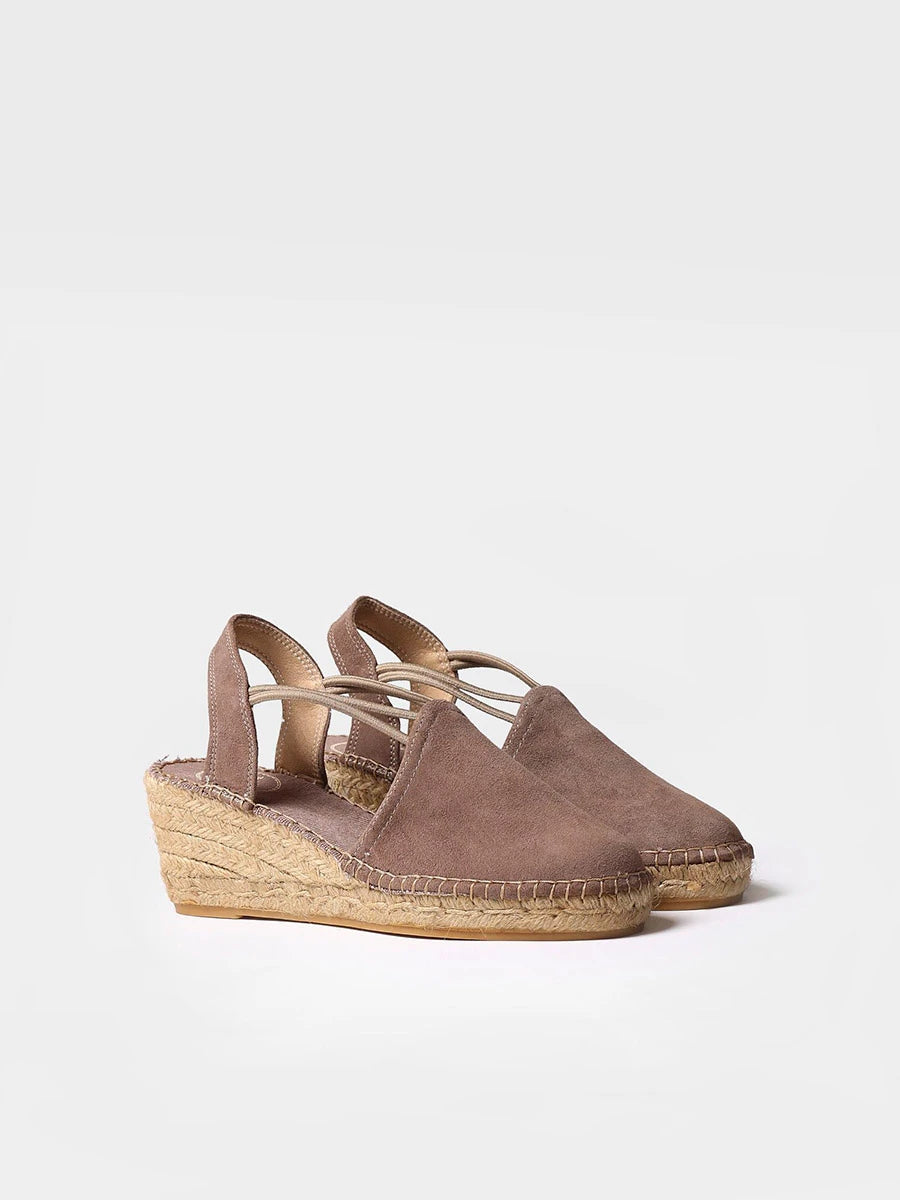 Toni Pons Tremp espadrille femme suède talon 6 cm