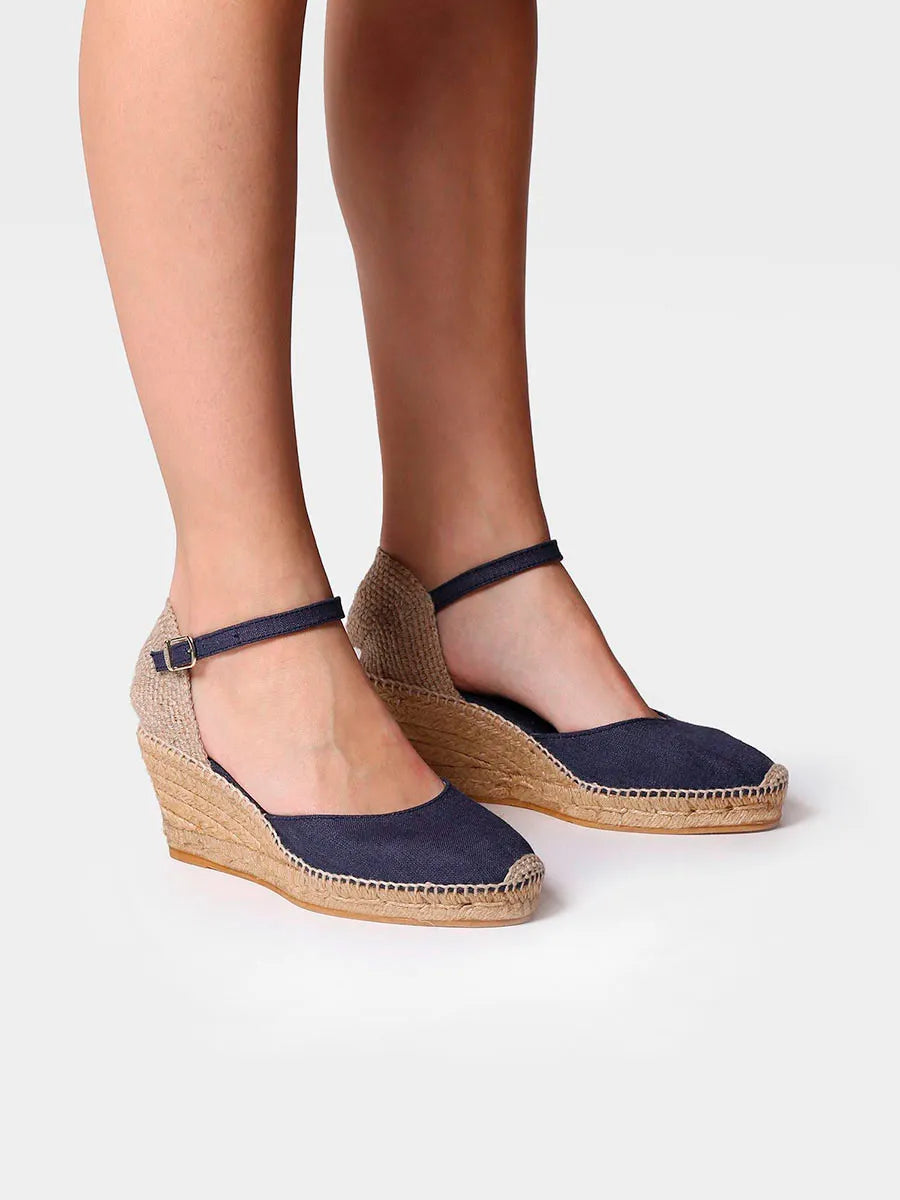 Toni Pons Caldes espadrilles compensées boucle vegan