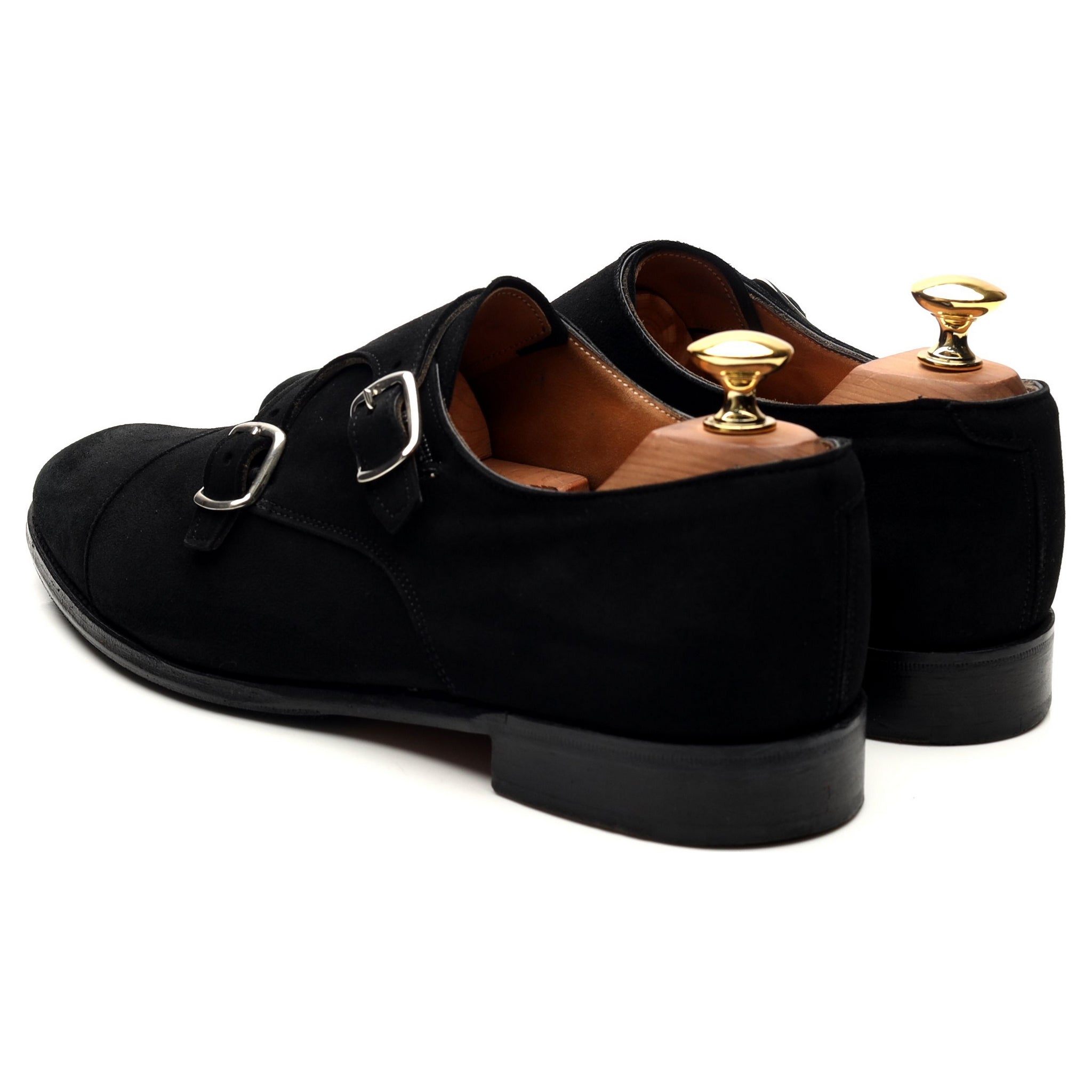 Cheaney Emily derbies double boucle daim noir pointure UK 6,5