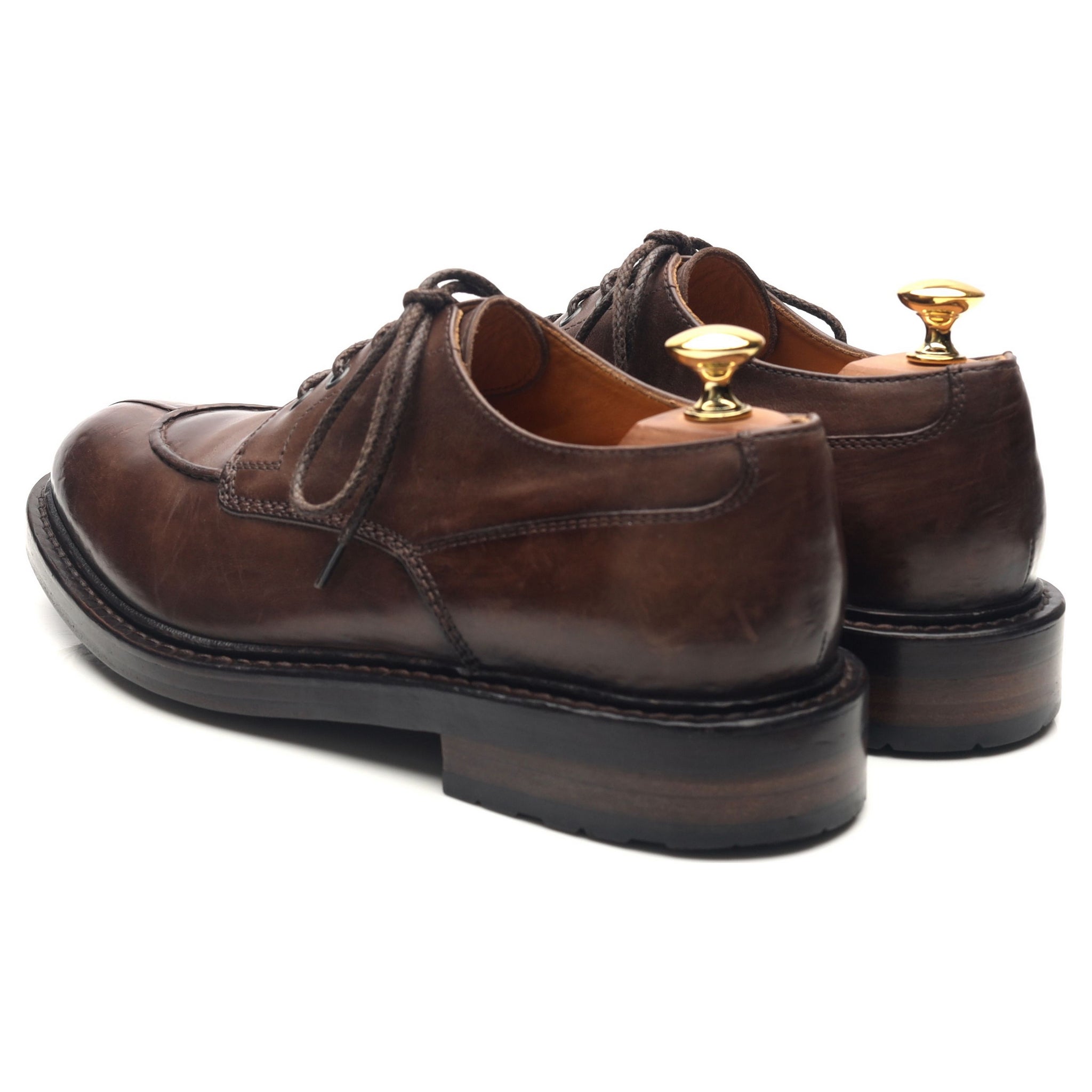 Officine Creative derby cuir marron foncé UK 6