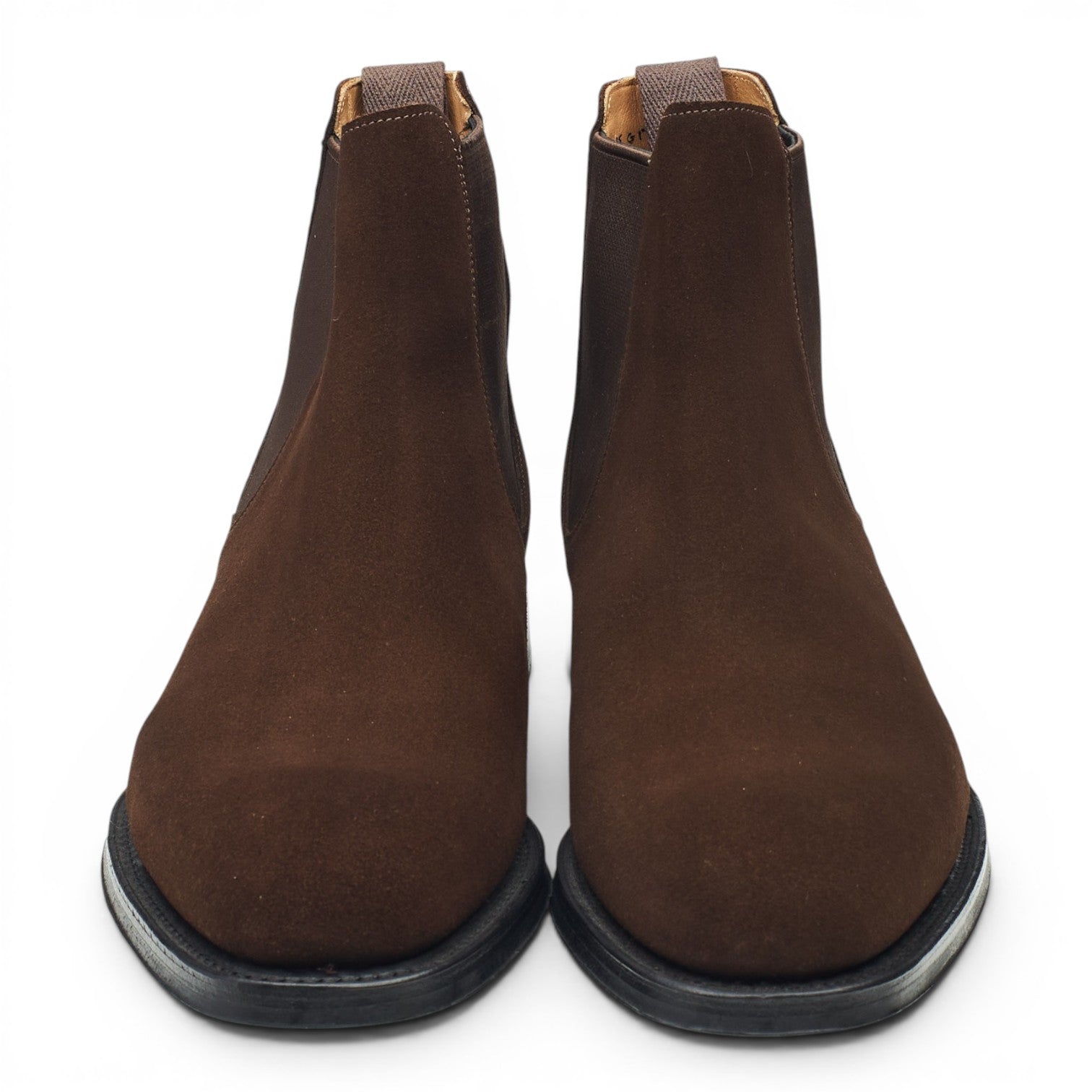 Church's Oxhill bottines chelsea daim marron UK 8.5