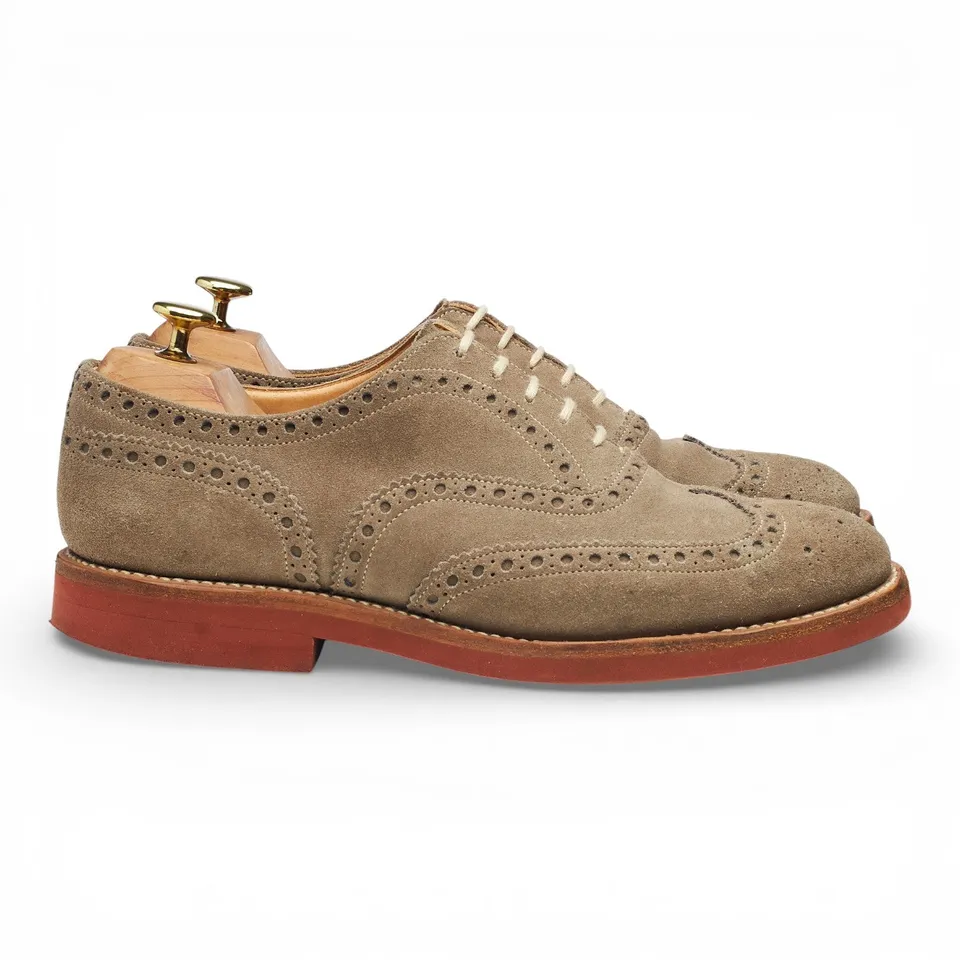 Church's Downton chaussures oxford suède sable UK 8
