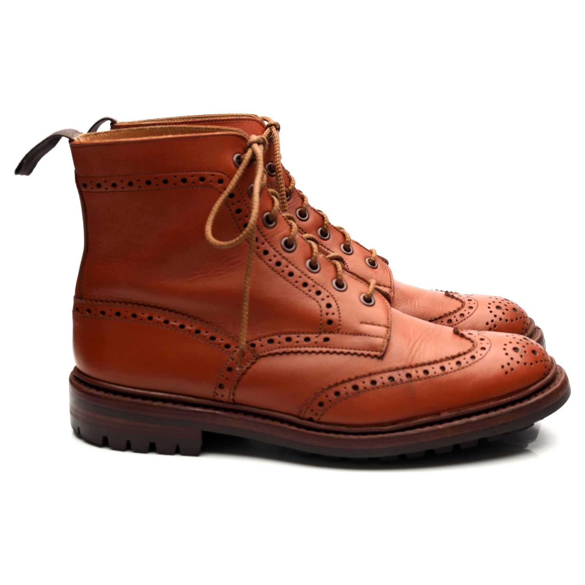 Tricker's Malton boots cuir marron UK 9 brogues