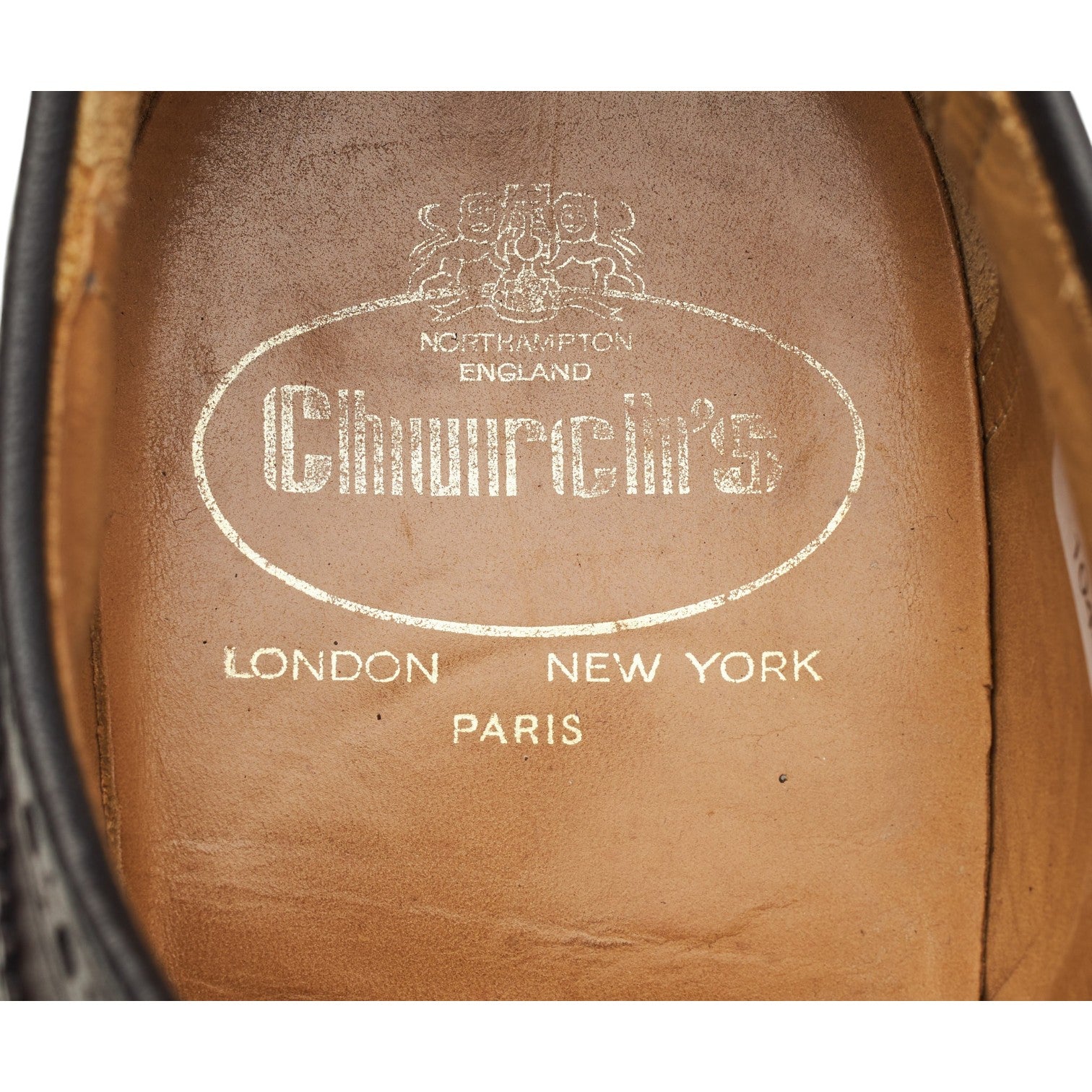 Church's Brookland derbys cuir marron foncé 8,5 UK