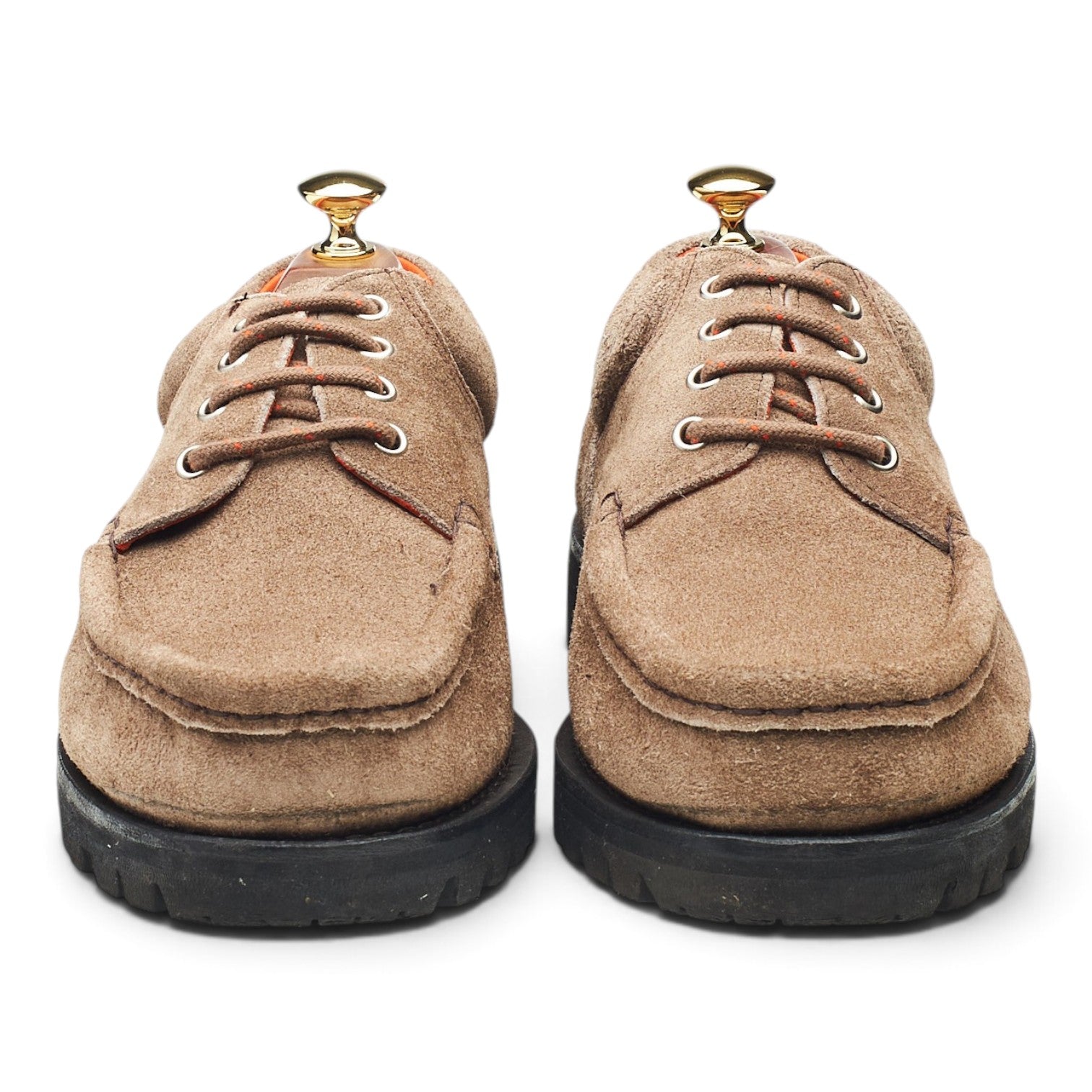 Paraboot Thiers chaussures bateau daim marron UK 9