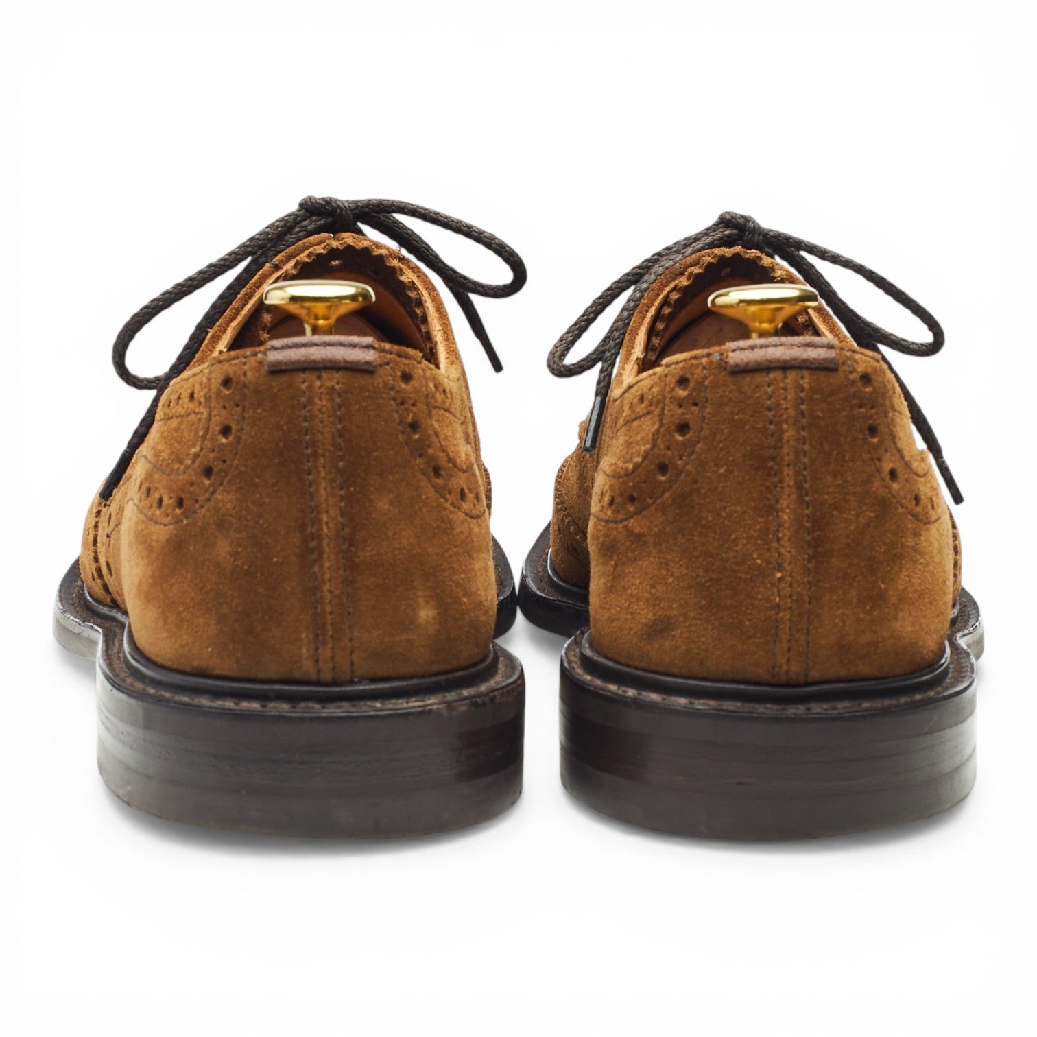 Tricker's Bourton derbies daim marron pointure UK 7,5