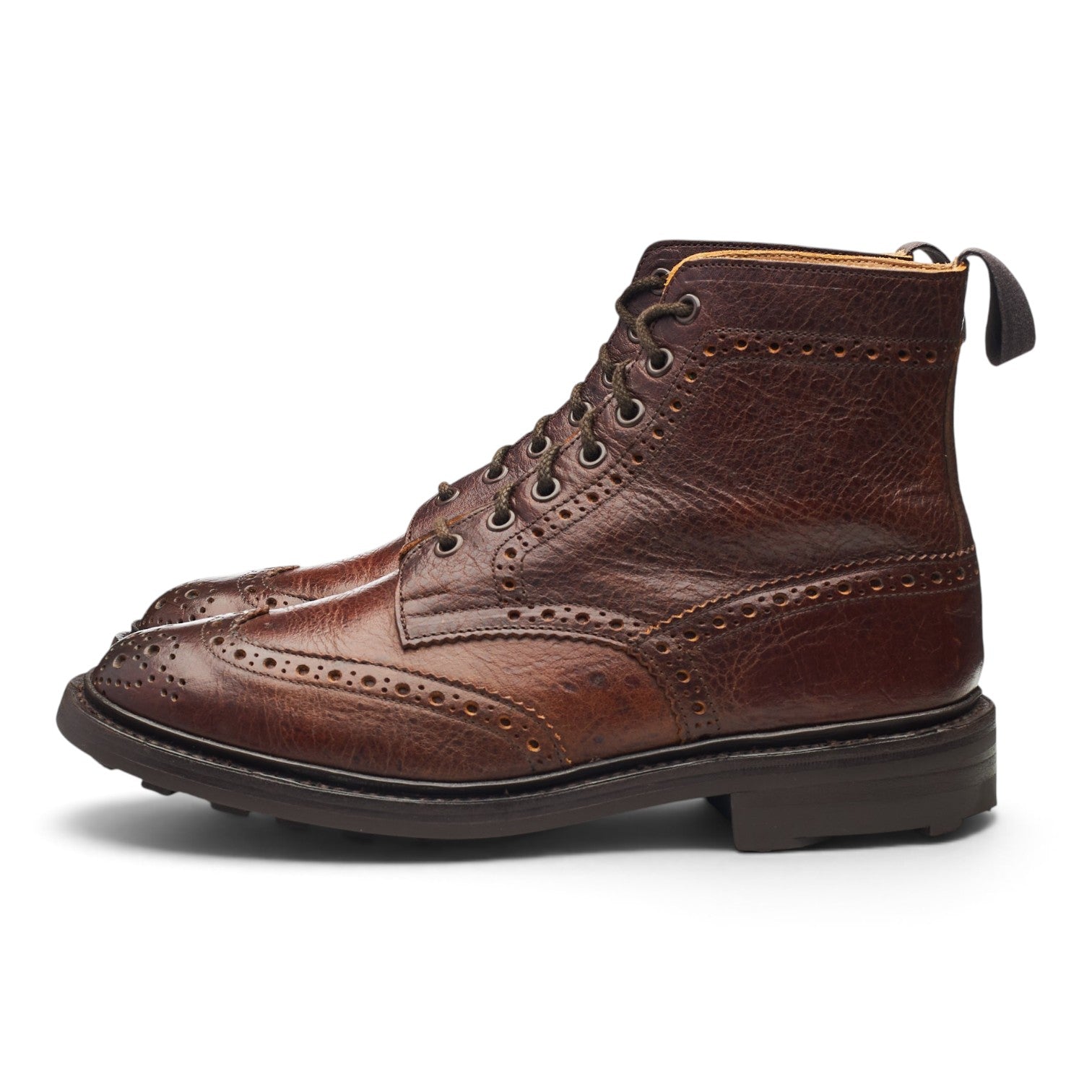 Tricker's Stow boots cuir kudu marron UK 8