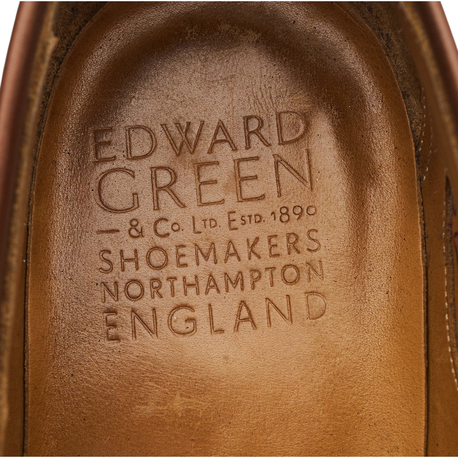 Edward Green Piccadilly mocassin cuir marron UK 8.5