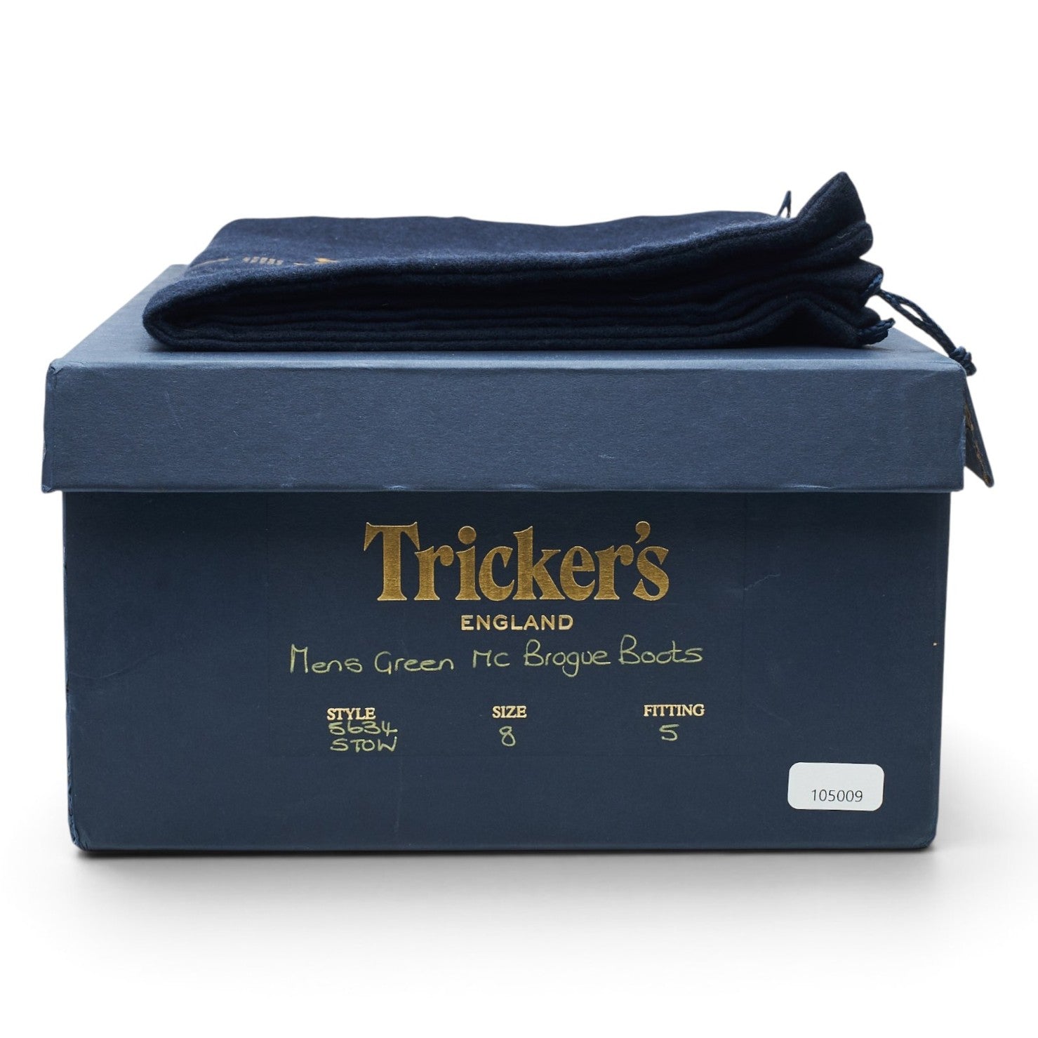 Tricker’s Stow bottines brogue vert 8 UK