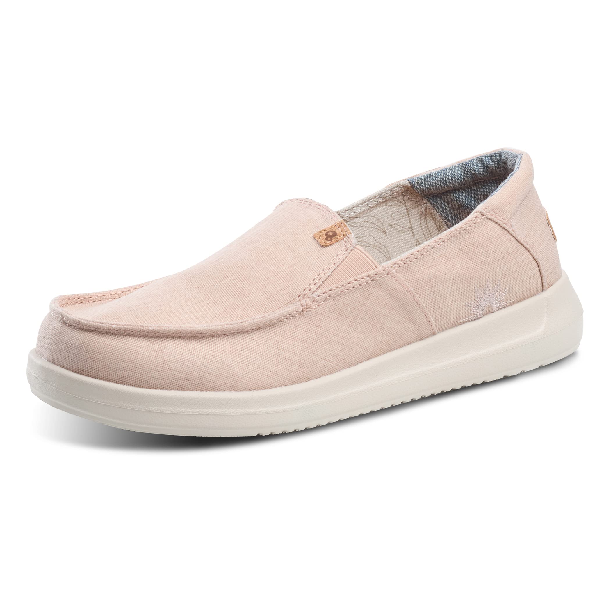 Schu'zz Manon Mocassin Femme Lin et Coton Respirant